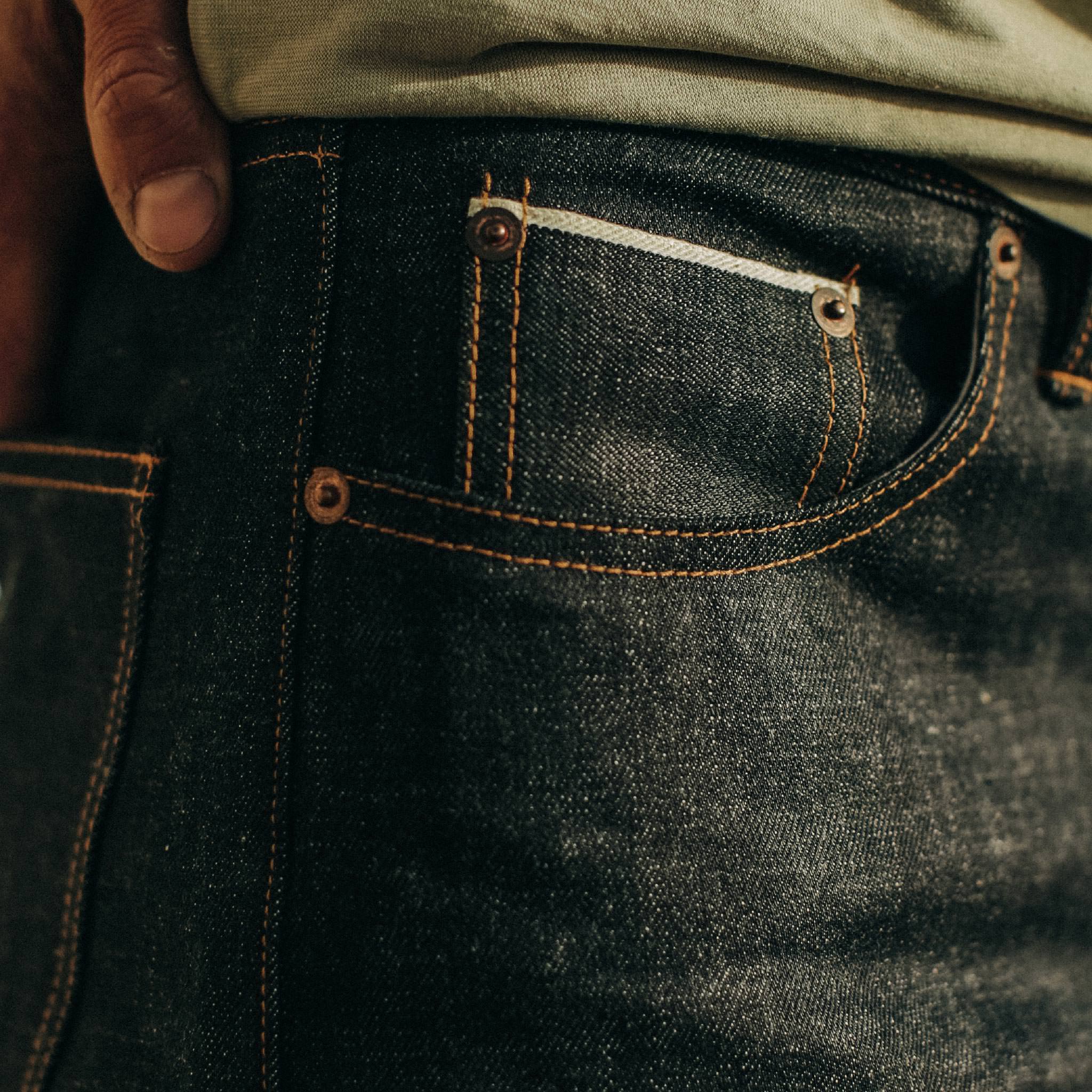The Democratic Jean in Natural Indigo Selvage - Image 3
