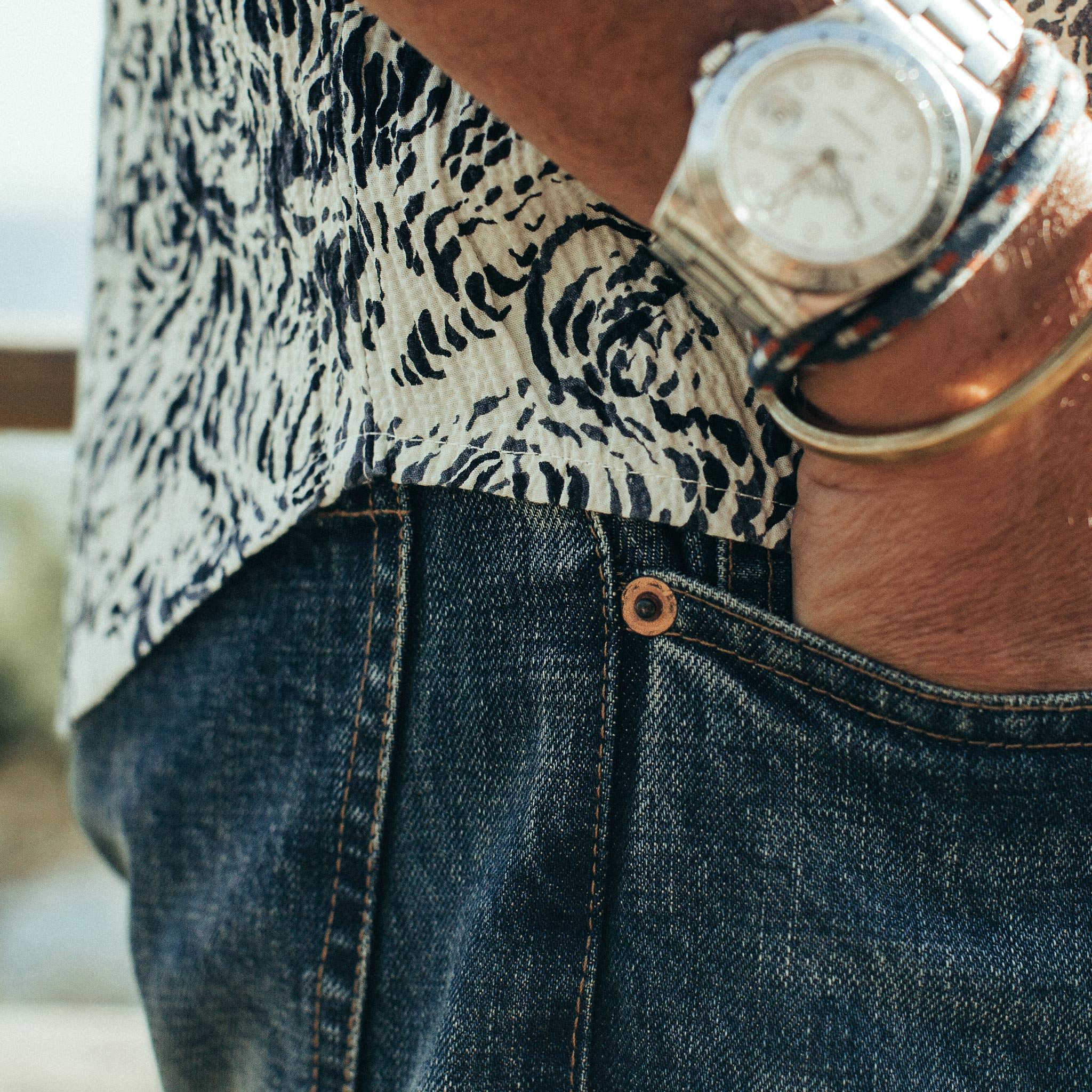 The Democratic Jean in Organic Selvage 12-month Wash - Image 3