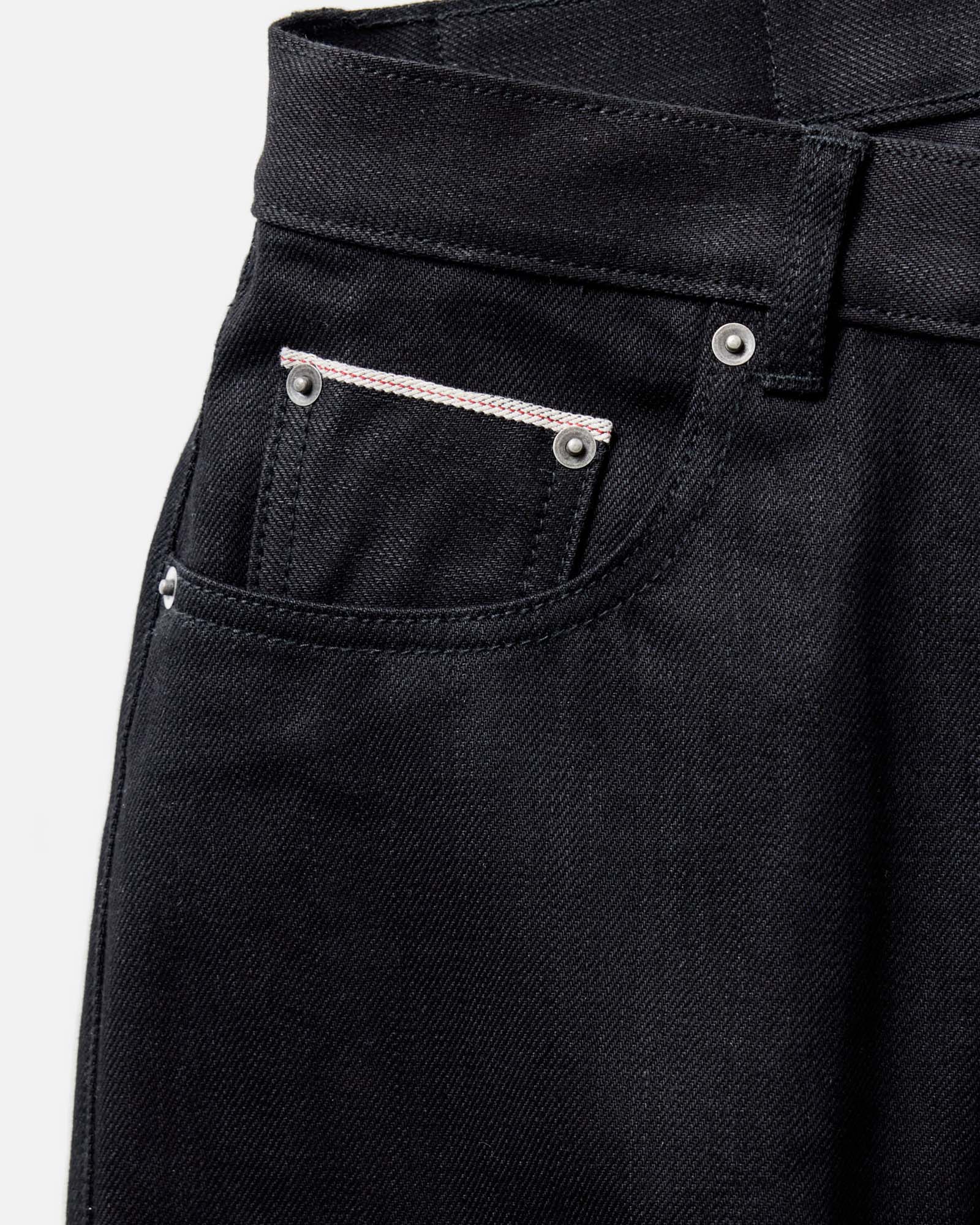 The Democratic Jean in Rigid Black Organic Selvedge - Image 6