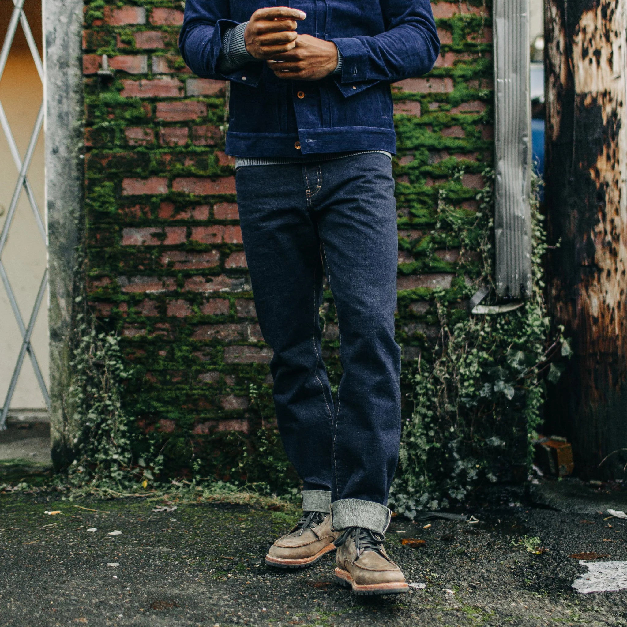 The Democratic Jean in Rinsed Organic Selvage - Image 2
