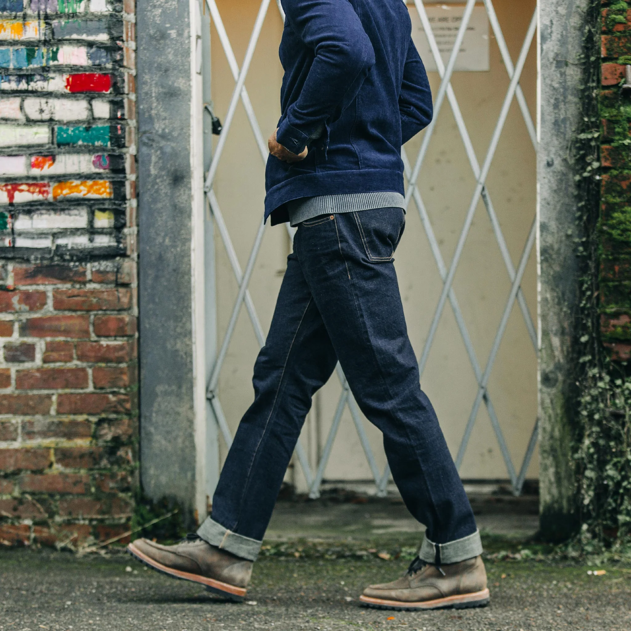 The Democratic Jean in Rinsed Organic Selvage - Image 5