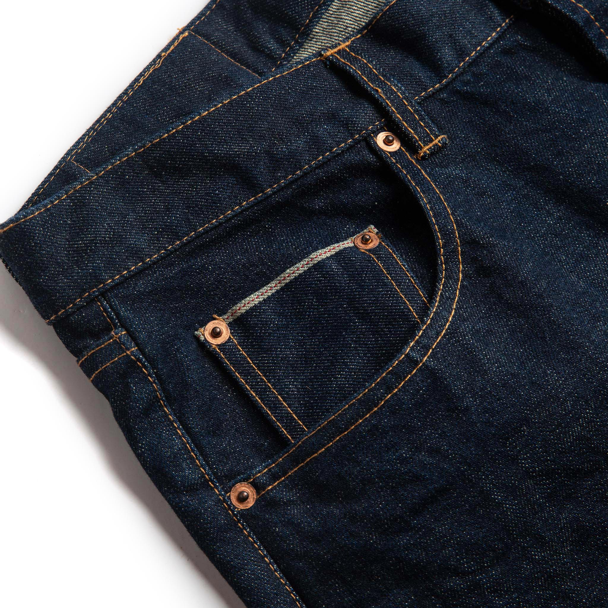 The Democratic Jean in Rinsed Organic Selvage - Image 7