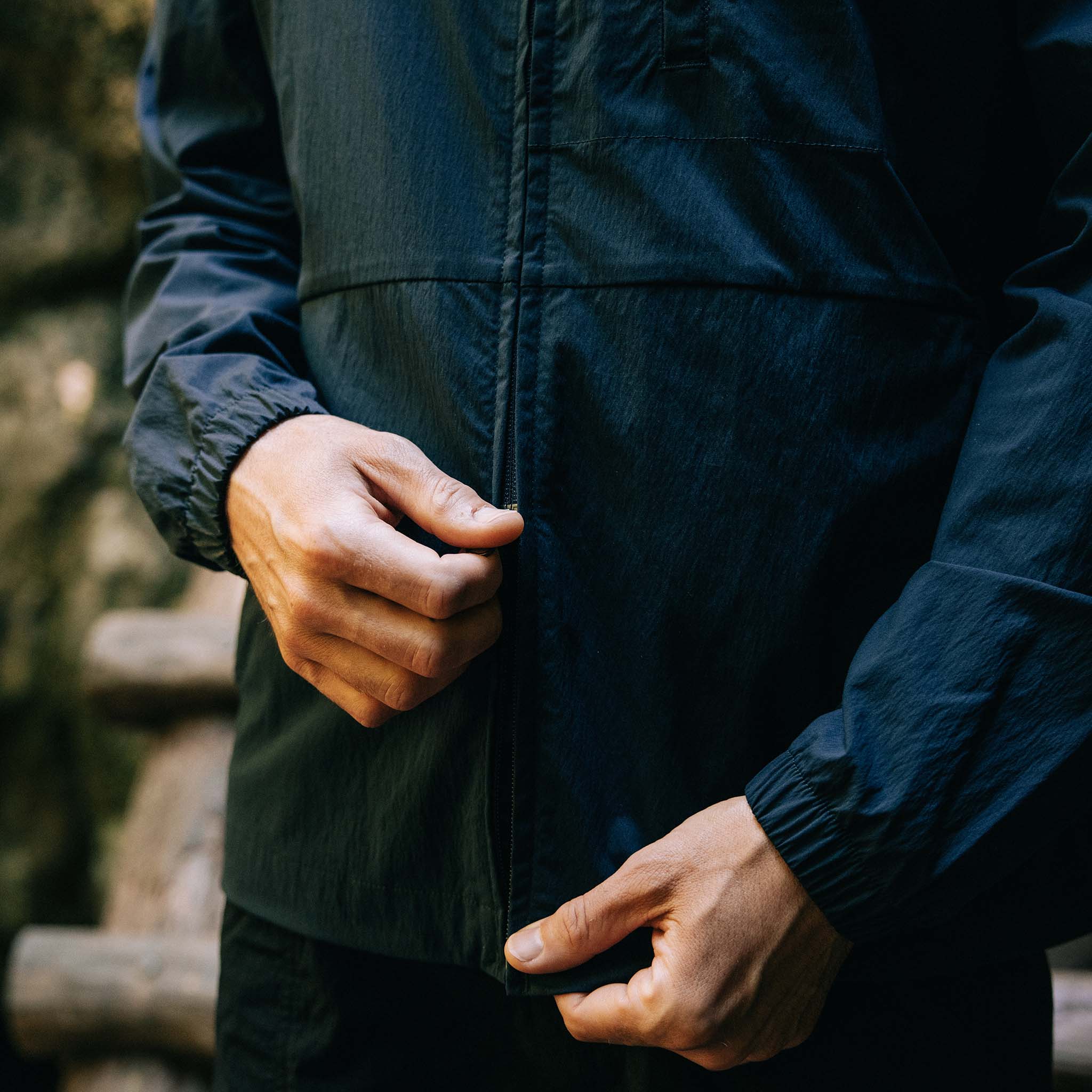 The Deploy Packable Shell in Dark Navy - Image 3