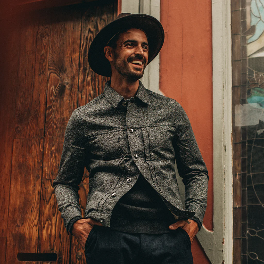 The Dispatch Jacket in Navy Jaspe - Image 2
