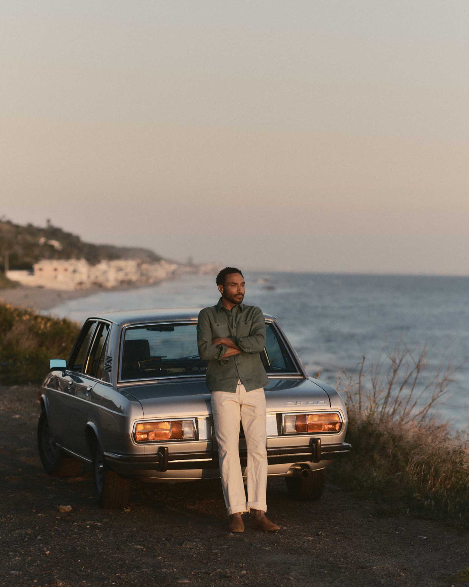 The Dispatch Shirt in Smoked Olive Broken Twill - Image 3