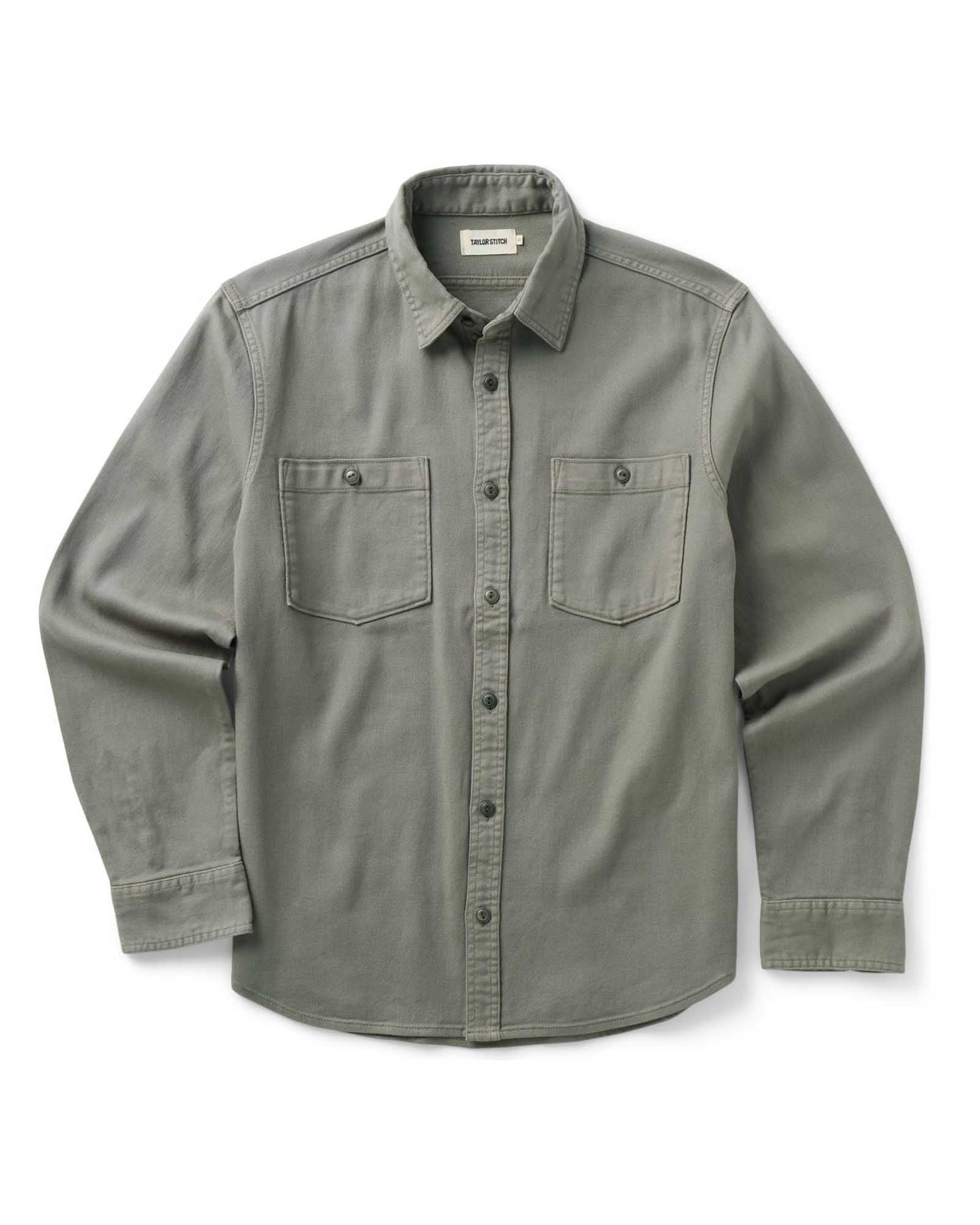 The Dispatch Shirt in Smoked Olive Broken Twill - Image 8