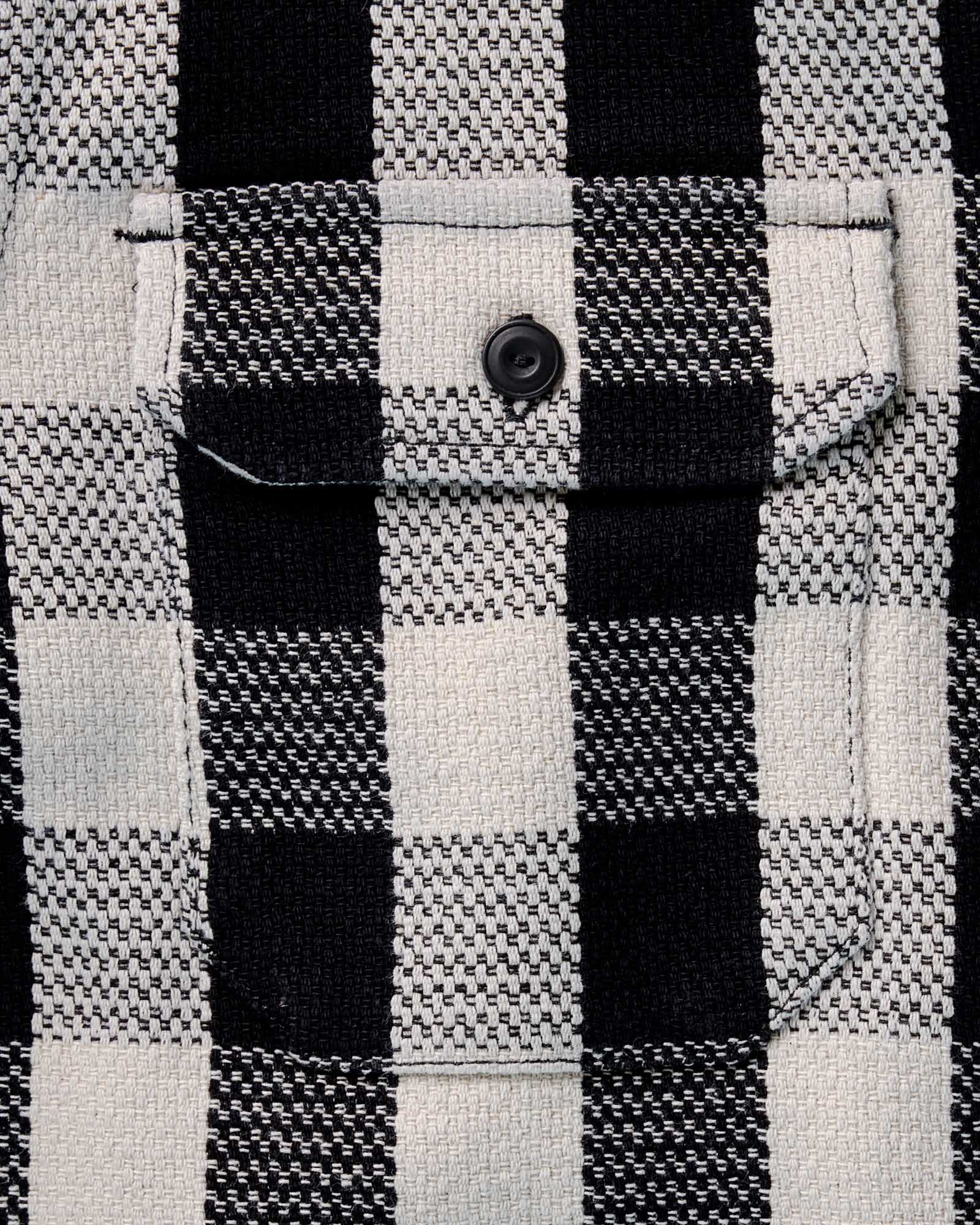 The Division Shirt in Black Indigo Check - Image 5