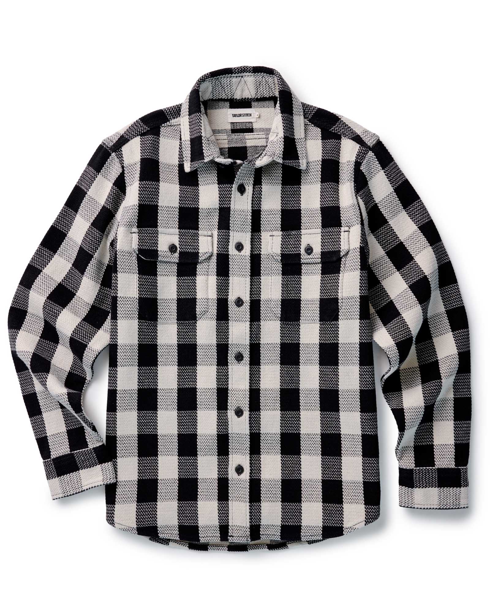 The Division Shirt in Black Indigo Check - Image 8