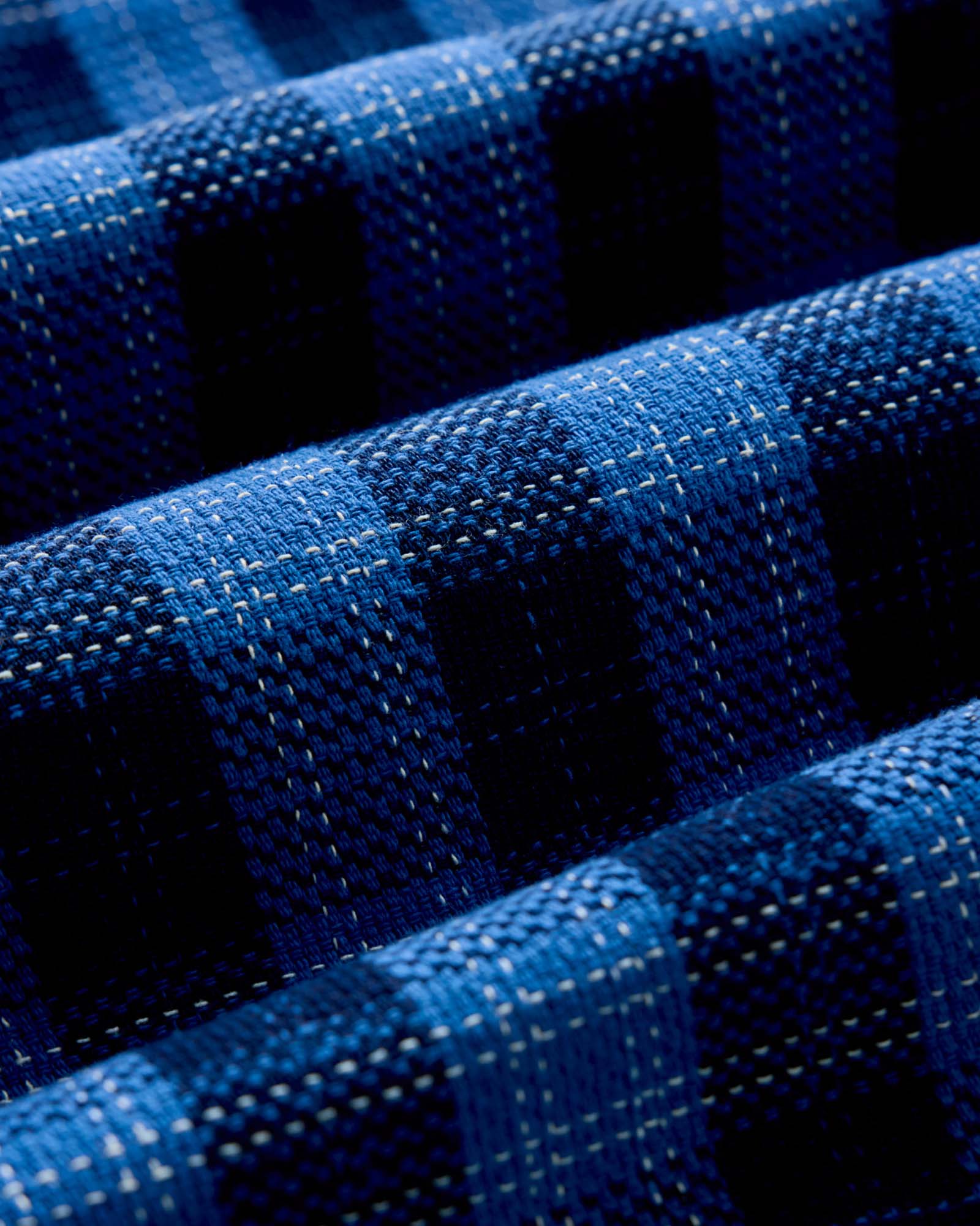 The Division Shirt in Rinsed Indigo Plaid - Image 8