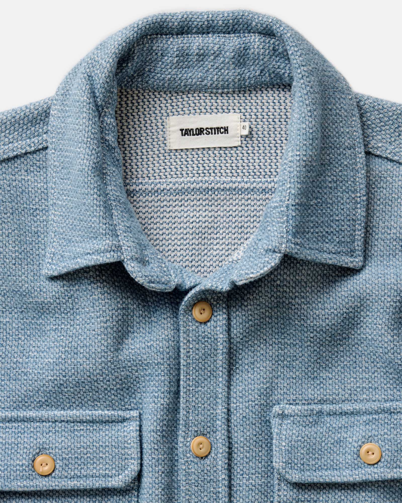 The Division Shirt in Washed Indigo - Image 4