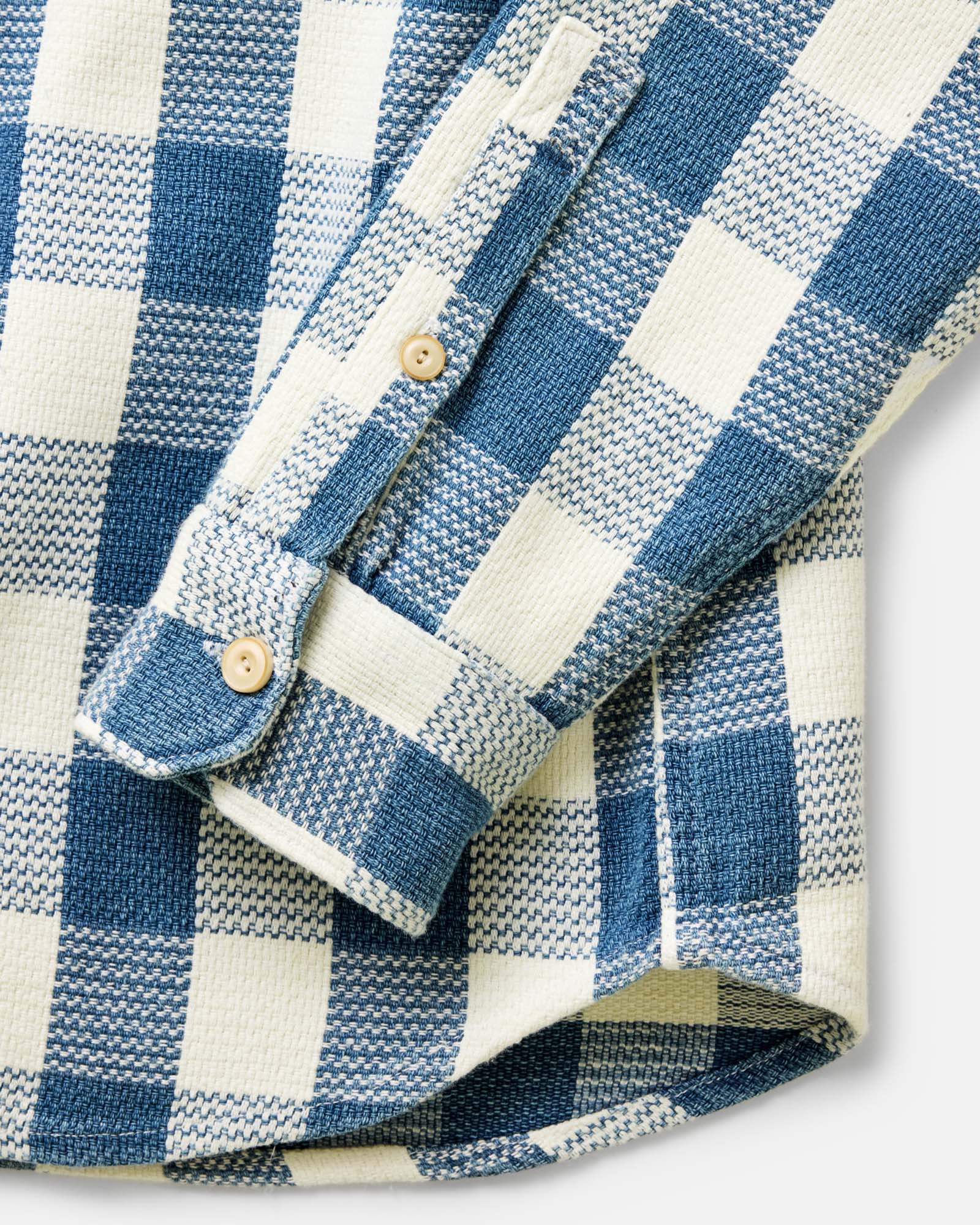 The Division Shirt in Washed Indigo Check - Image 7