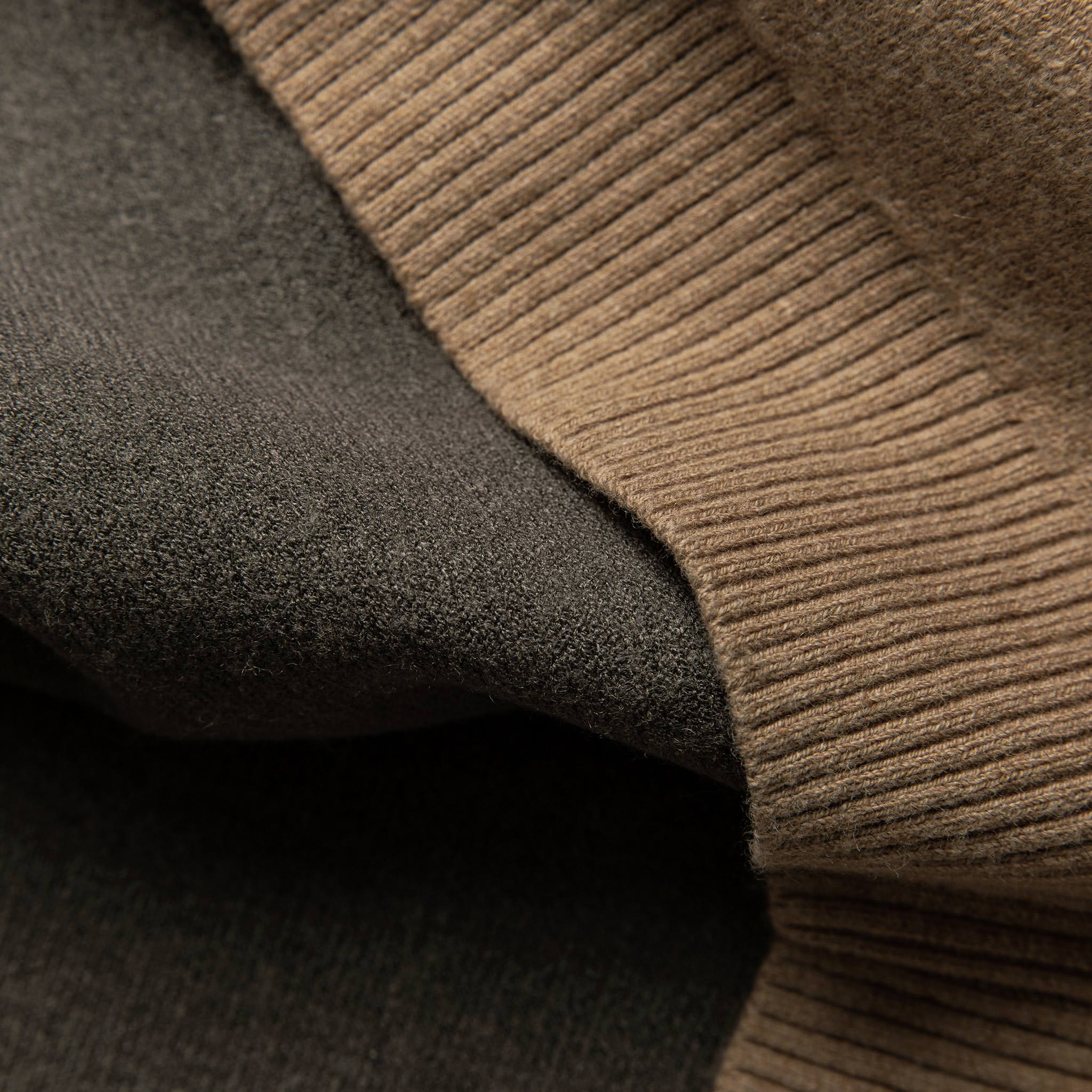 The Double Knit Sweater in British Khaki - Image 7
