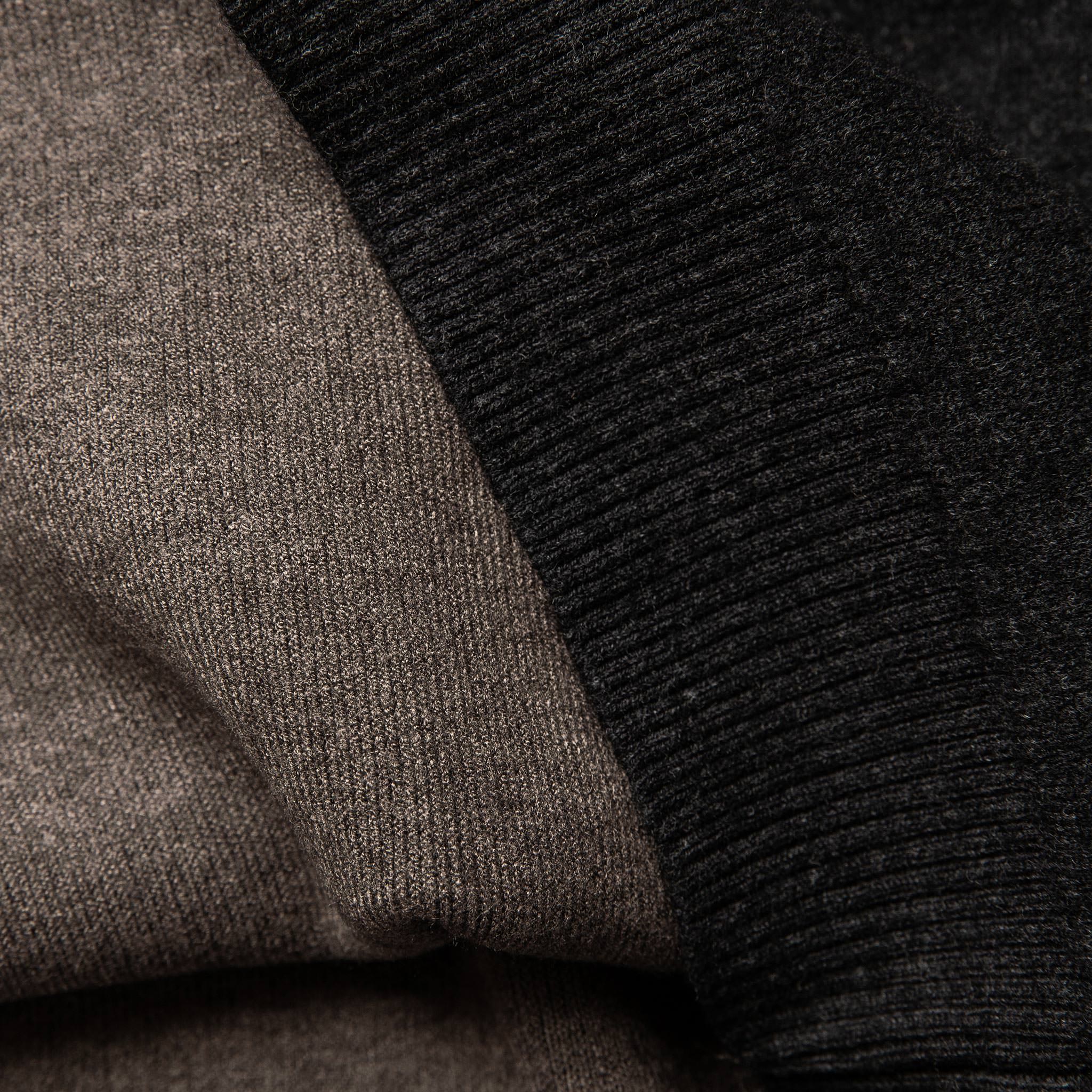 The Double Knit Sweater in Charcoal - Image 7