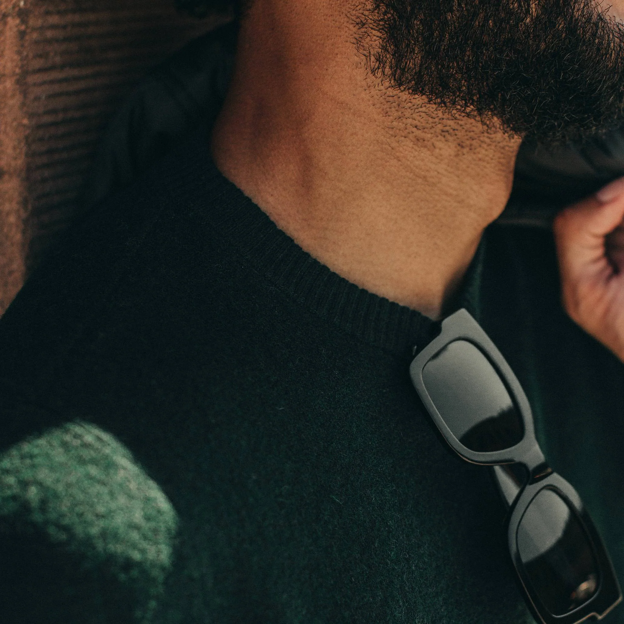 The Double Knit Sweater in Forest - Image 4