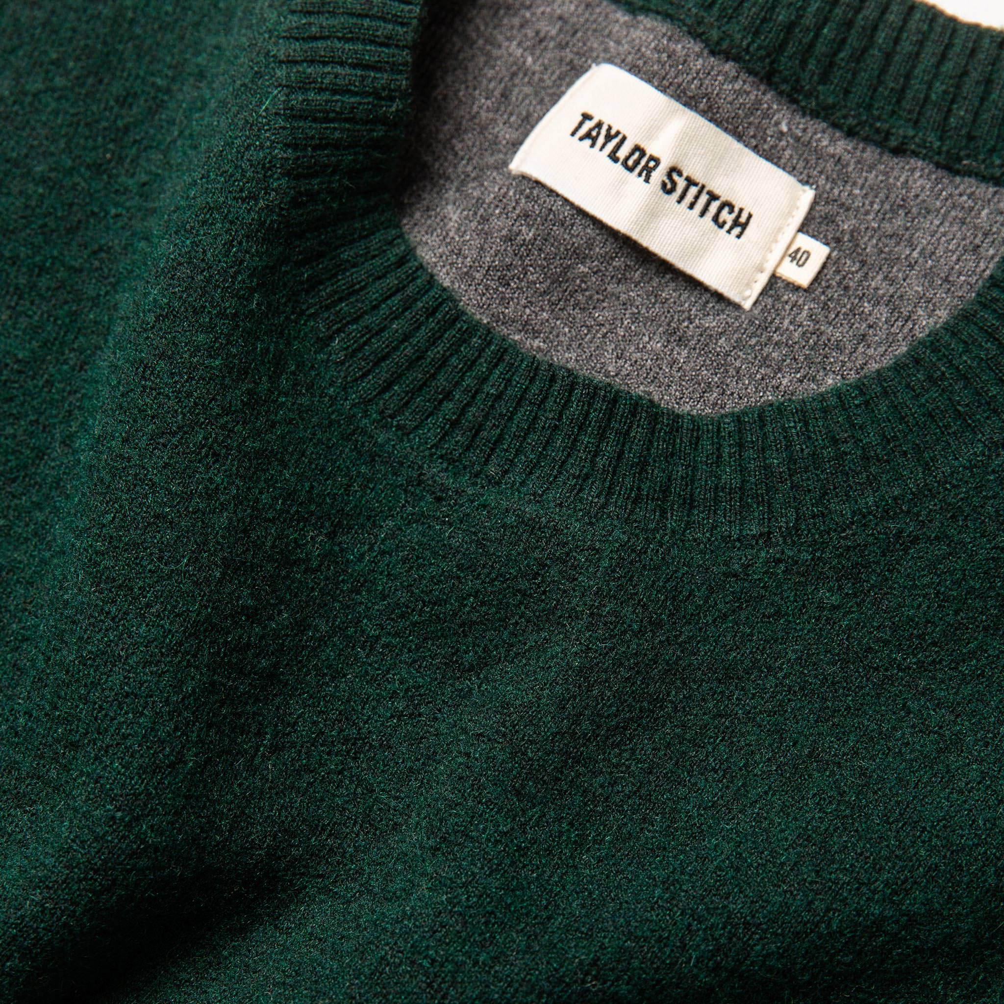 The Double Knit Sweater in Forest - Image 6