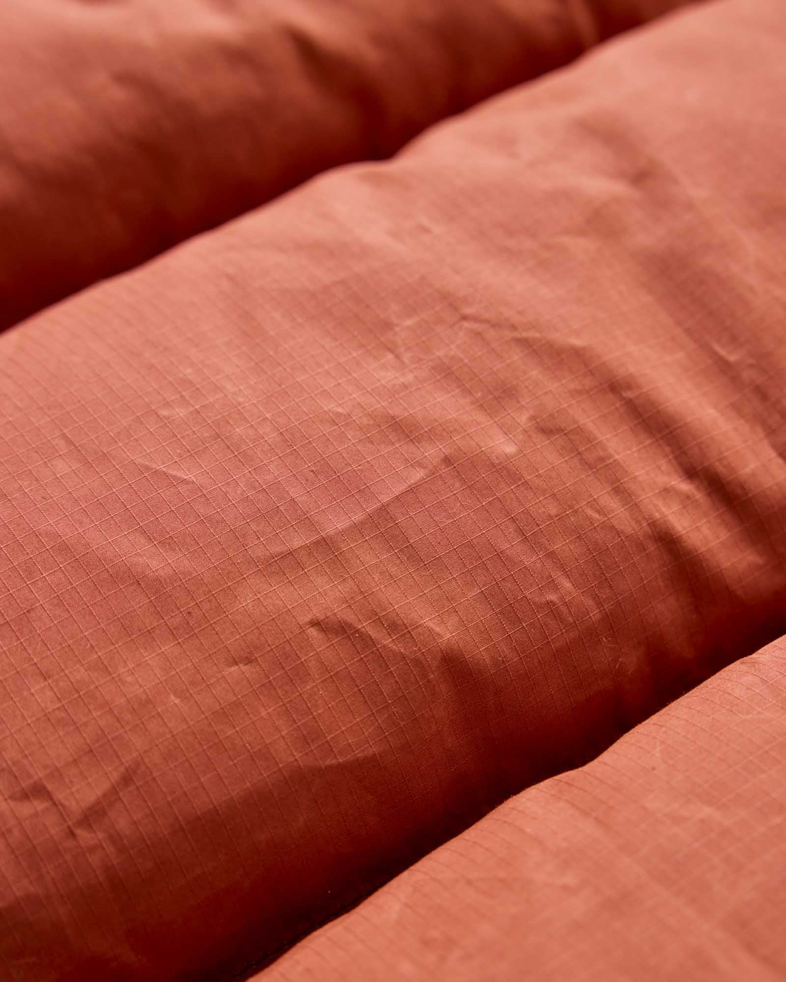 The Down Vest in Brick Red Waxed Ripstop - Image 10