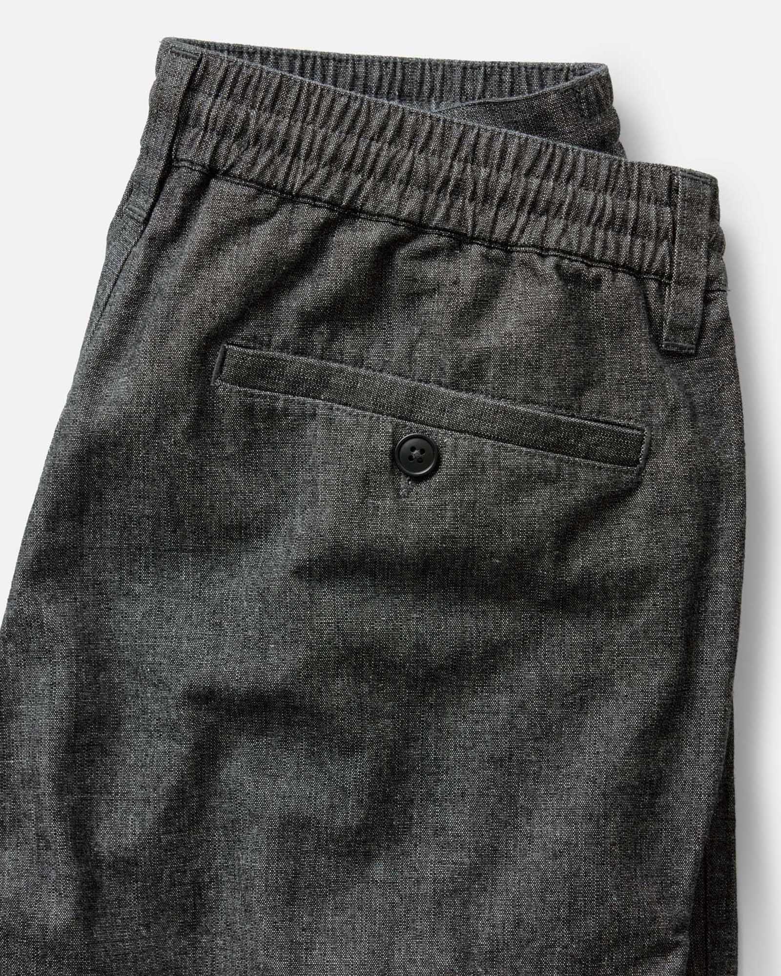 The Easy Pant in Black Indigo Chambray - Image 7
