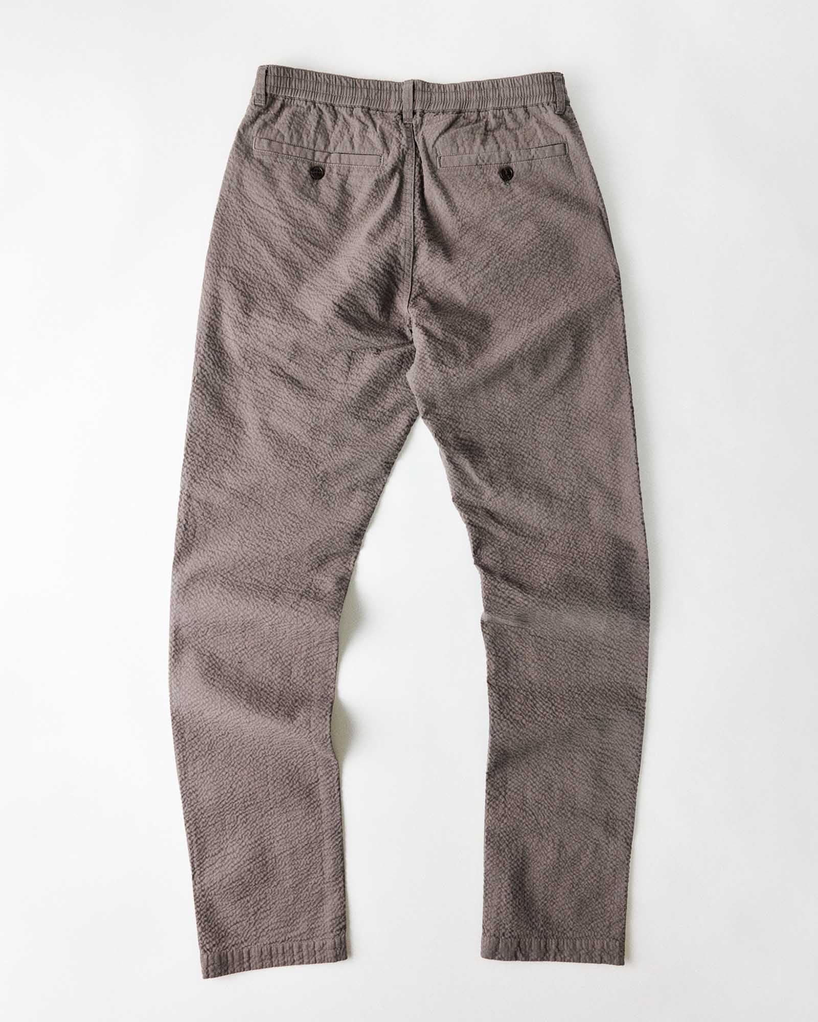 The Easy Pant in Canteen Seersucker - Image 9