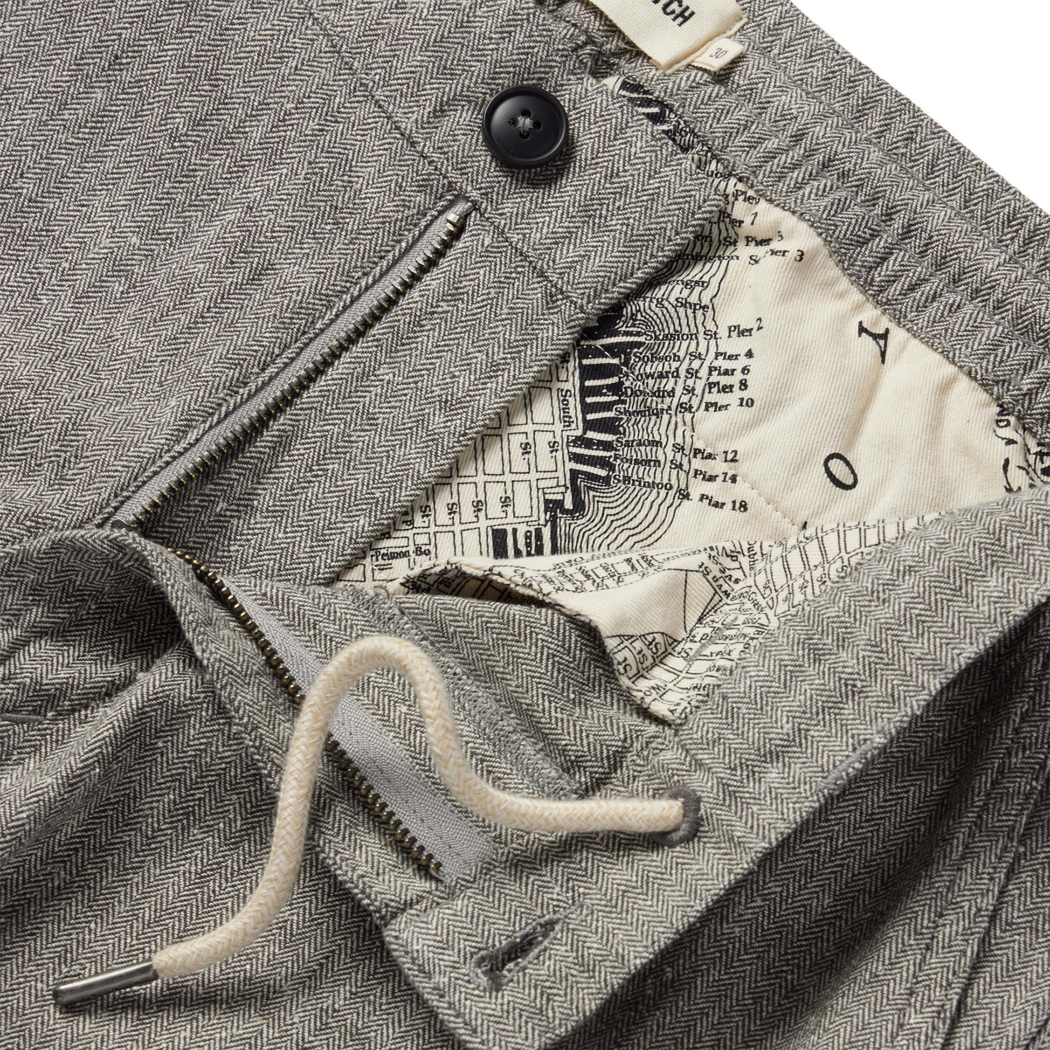 The Easy Pant in Charcoal Herringbone - Image 7