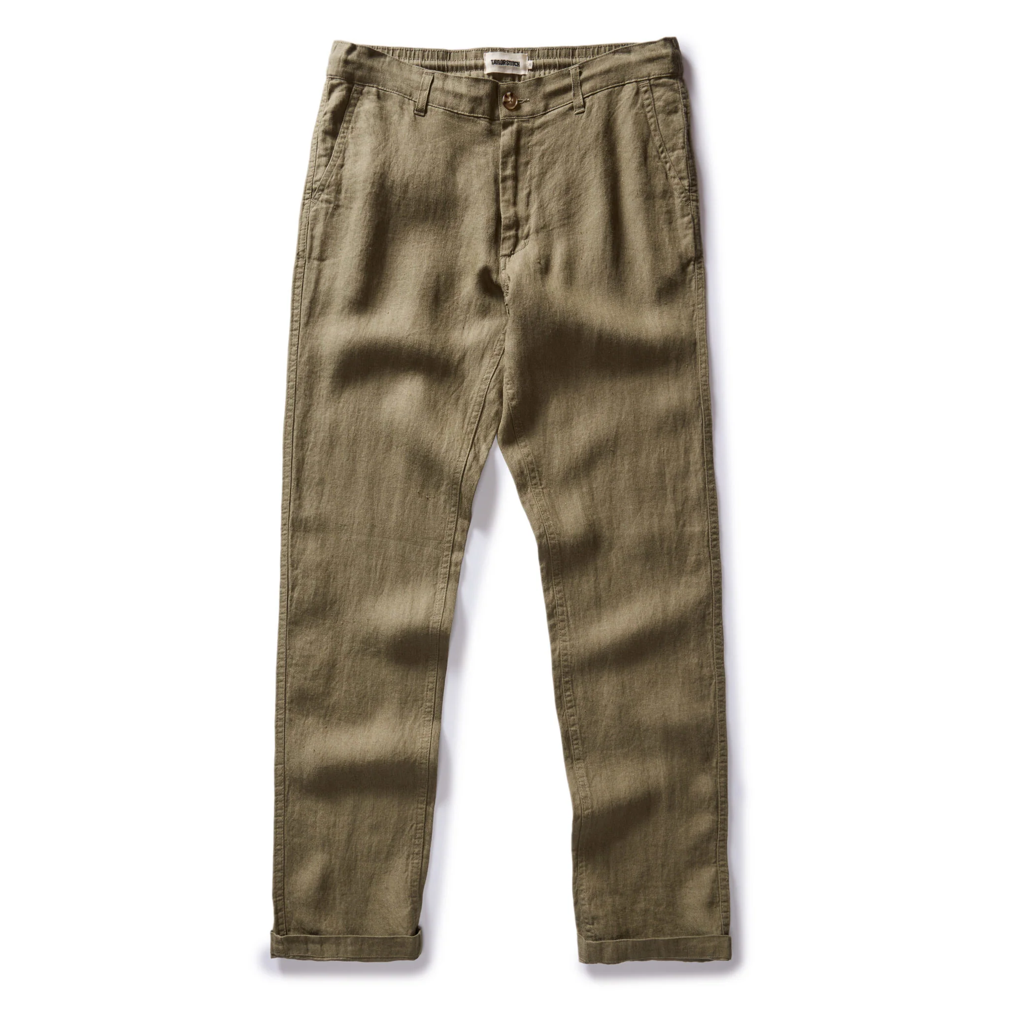 The Easy Pant in Olive Linen - Image 6