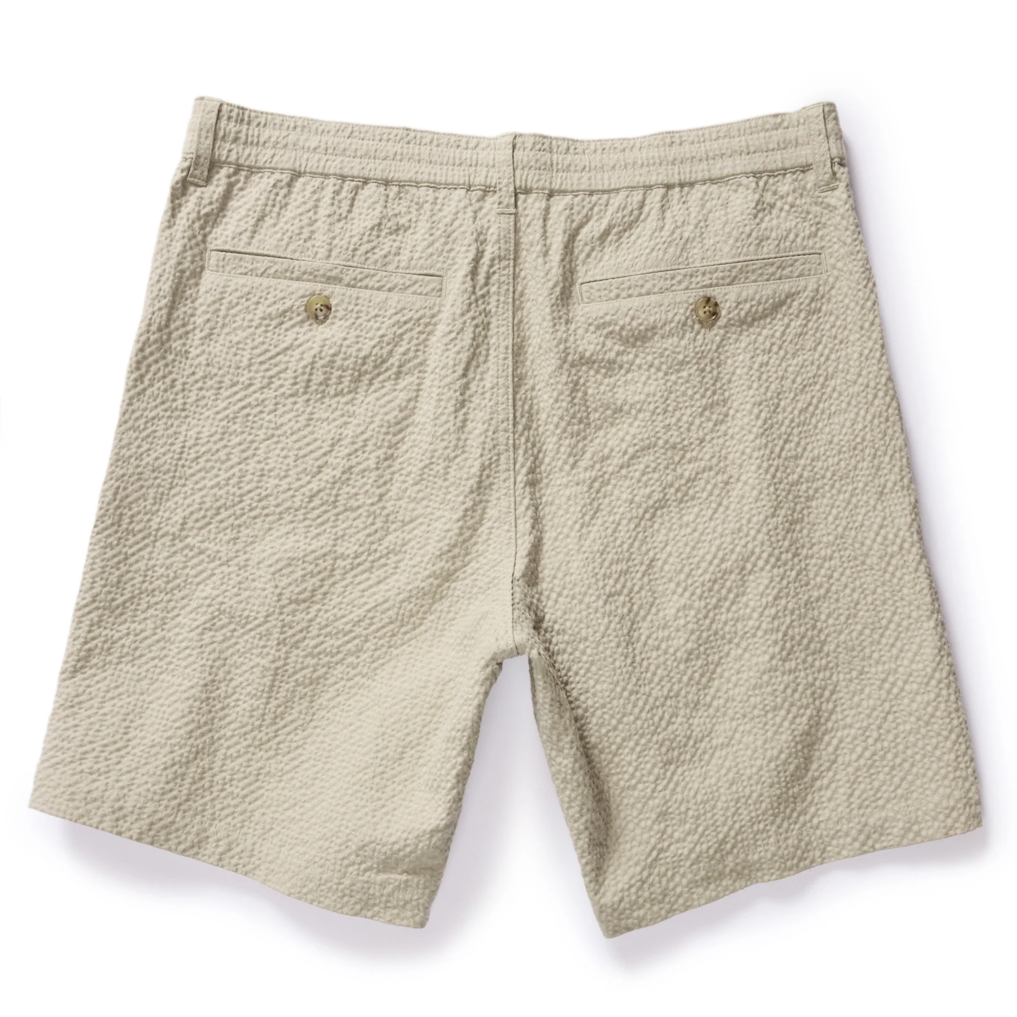 The Easy Short in Heather Eucalyptus Seersucker - Image 5