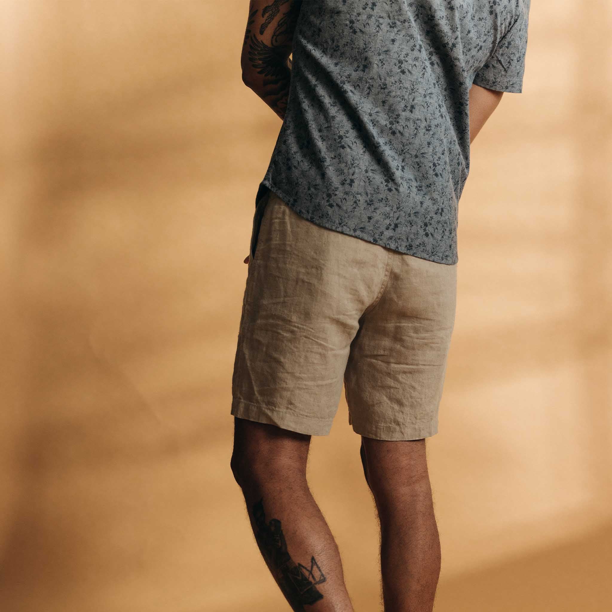 The Easy Short in Natural Linen - Image 3