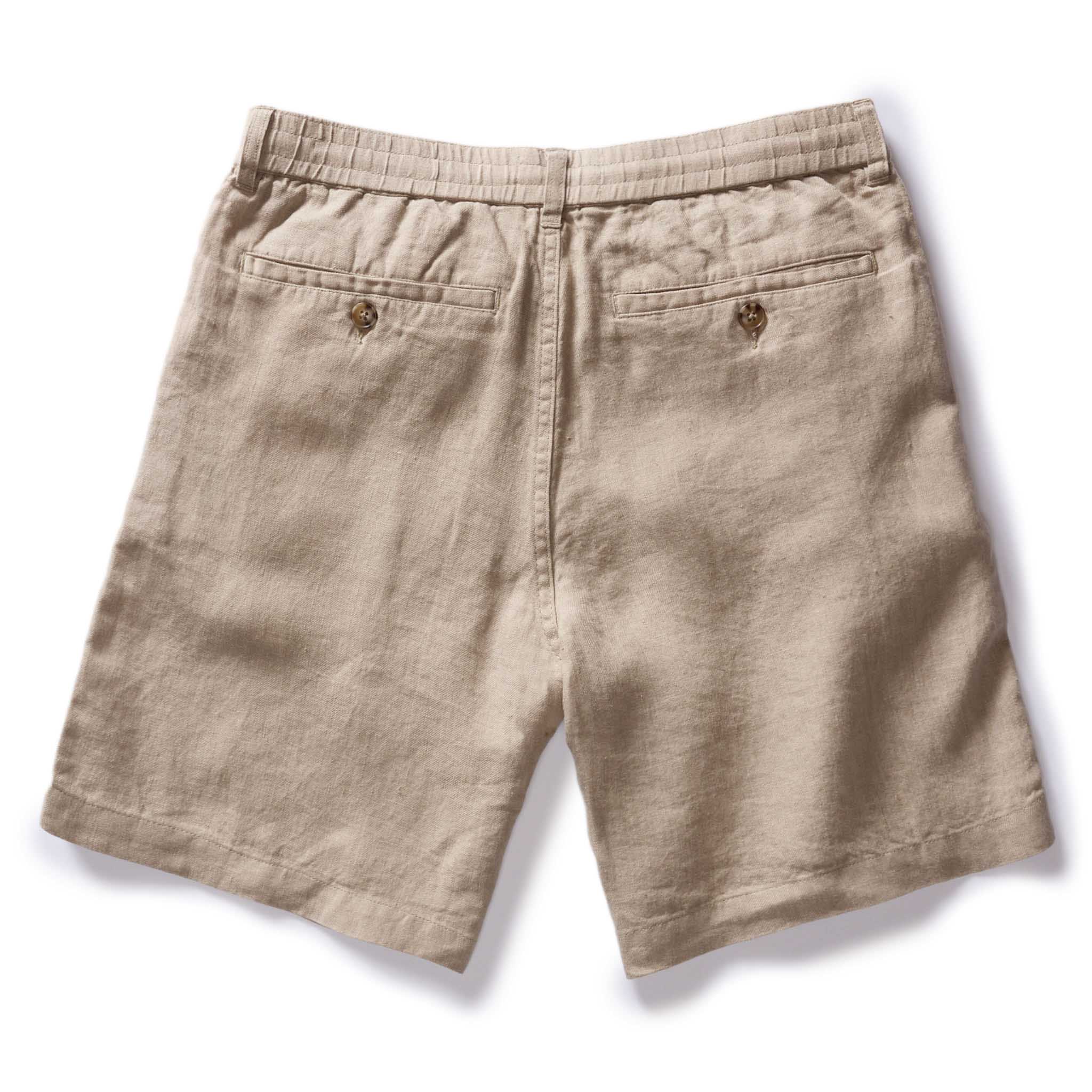 The Easy Short in Natural Linen - Image 5