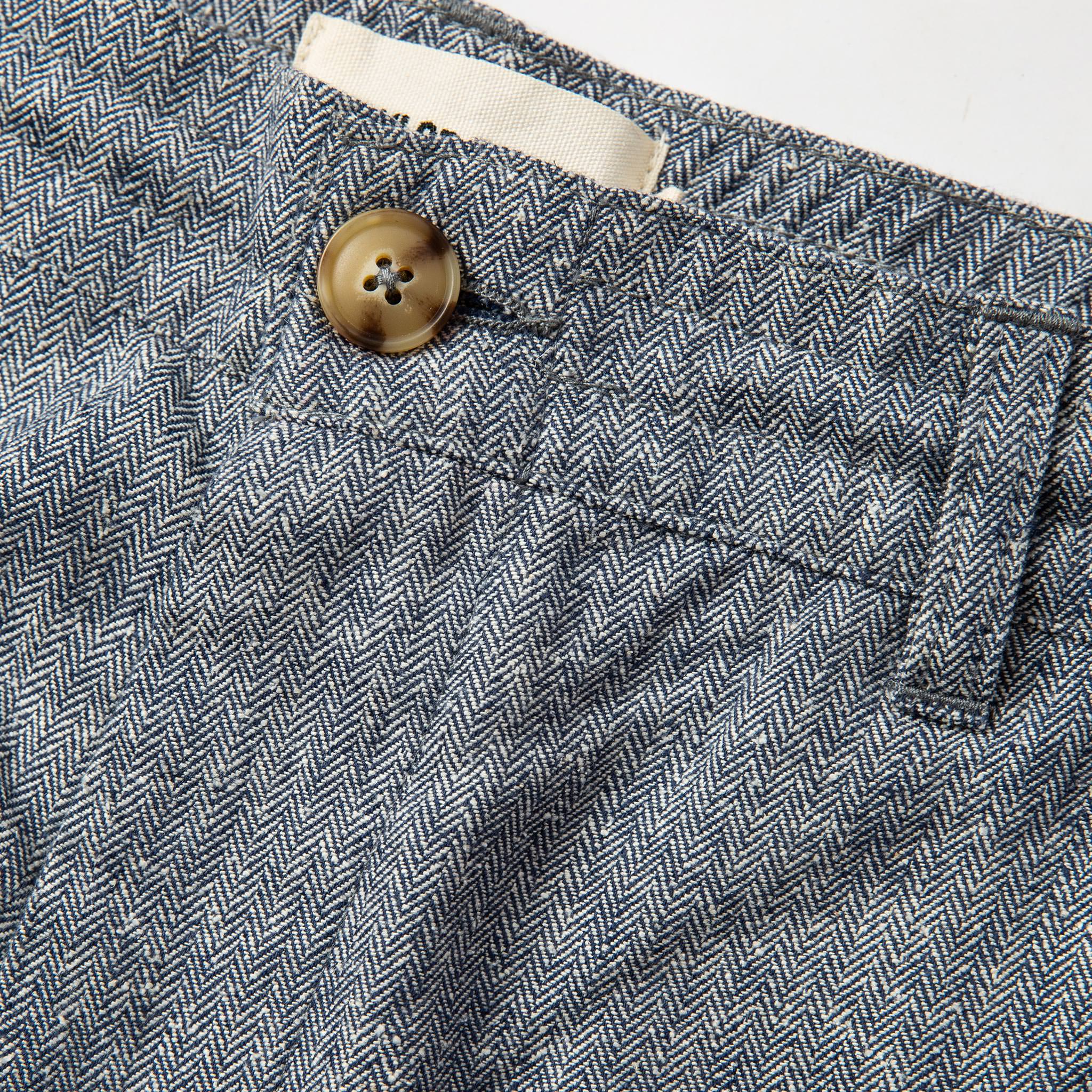 The Easy Short in Navy Herringbone - Image 7