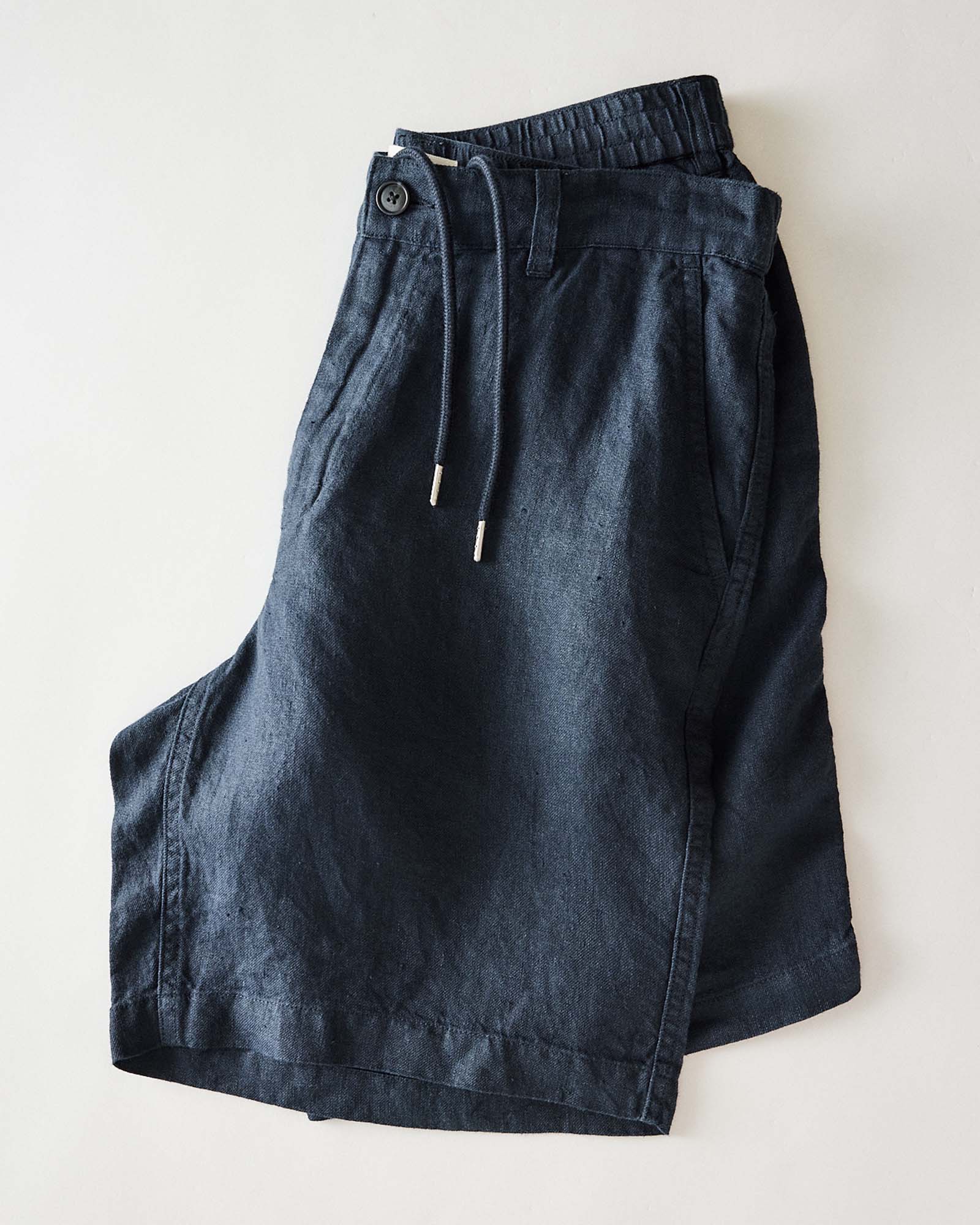 The Easy Short in Navy Linen - Image 4