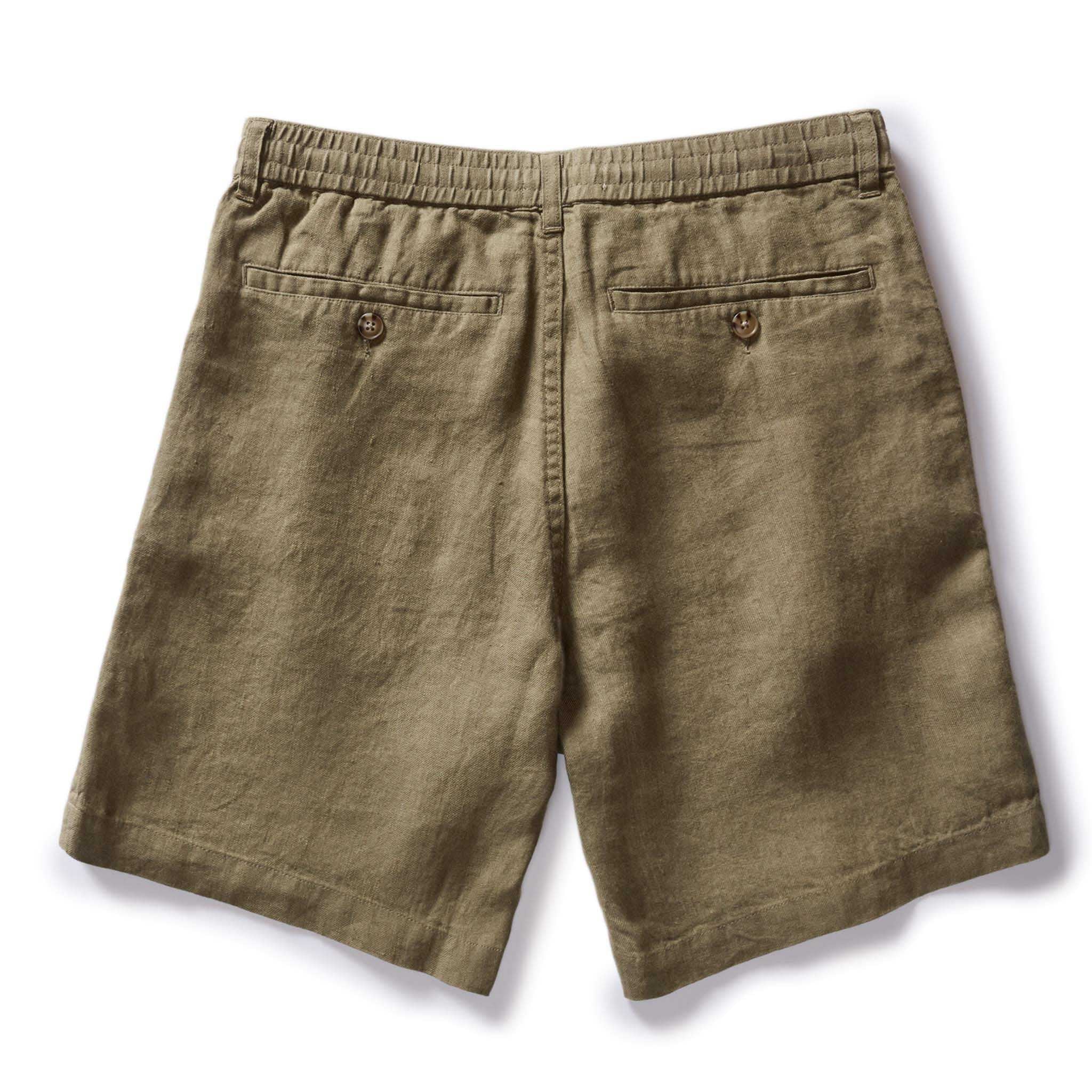 The Easy Short in Olive Linen - Image 5