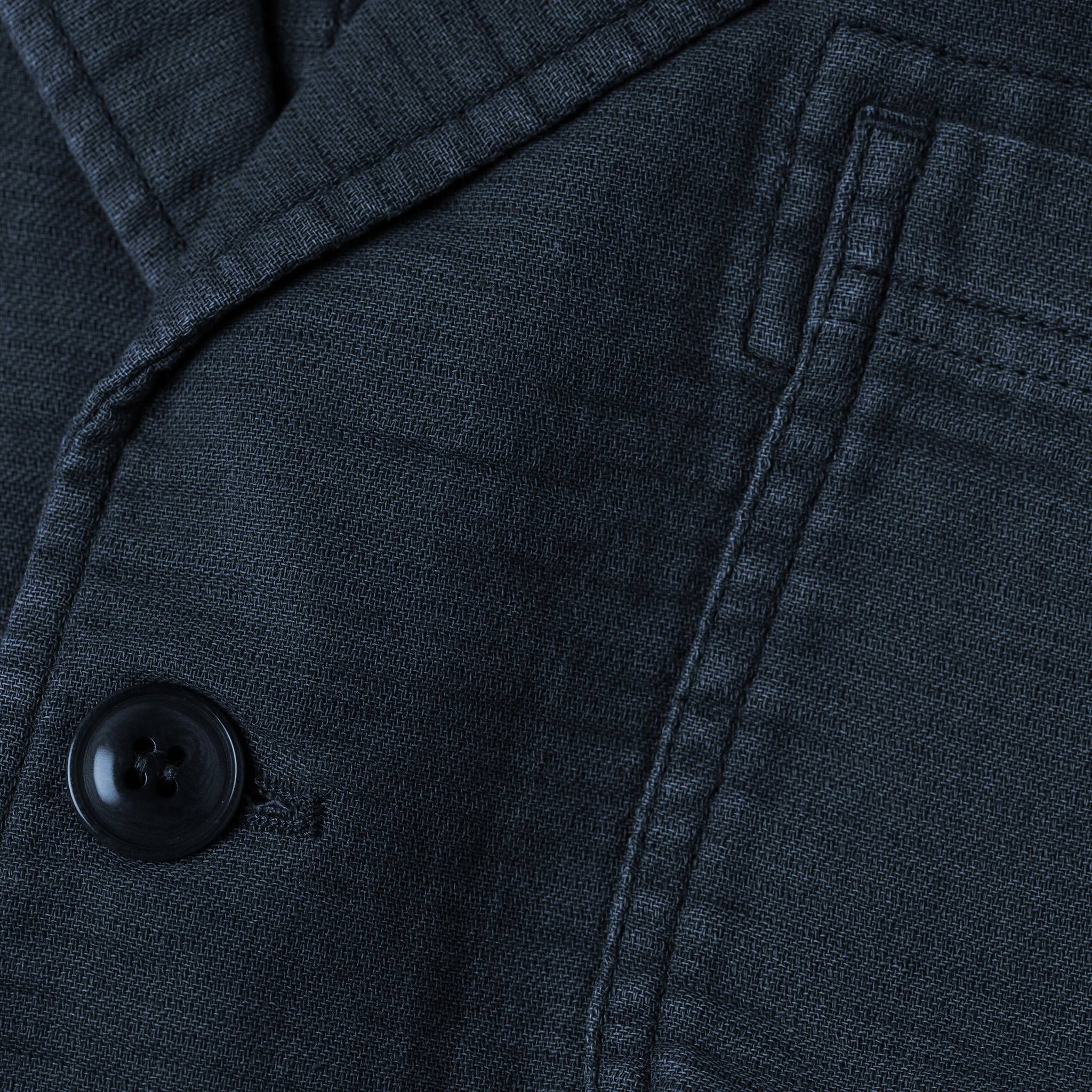 The Emerson Jacket in Navy Double Cloth - Image 7
