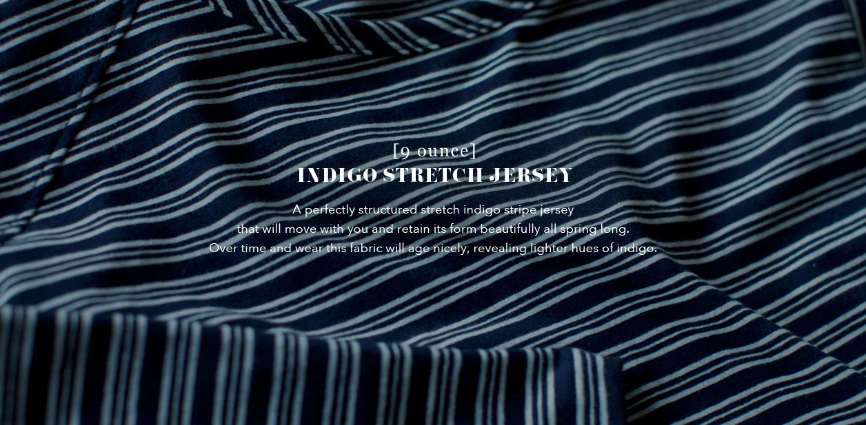 The Eva Dress in Indigo Stripe - Image 11
