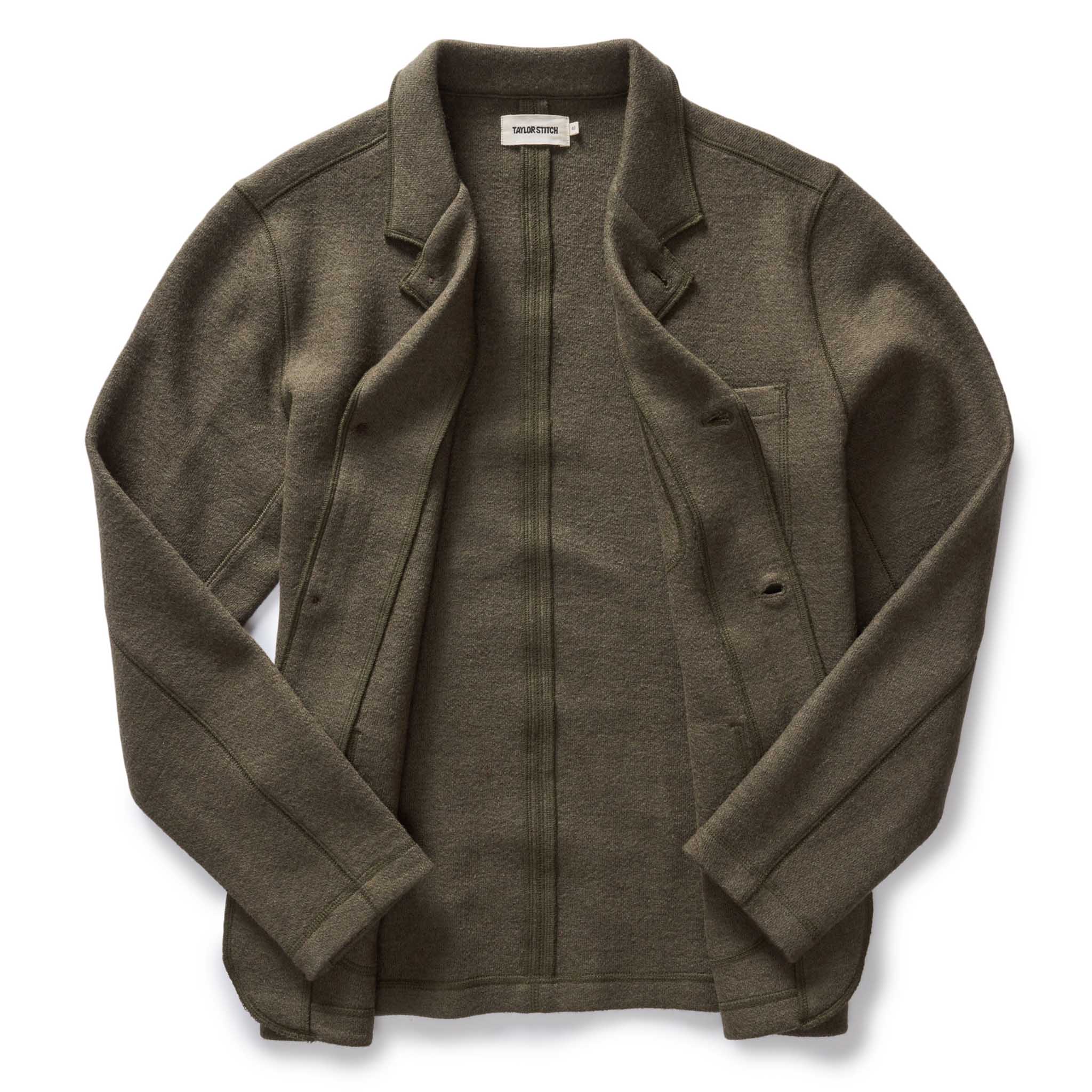 The Evans Blazer in Forest Birdseye Wool - Image 5