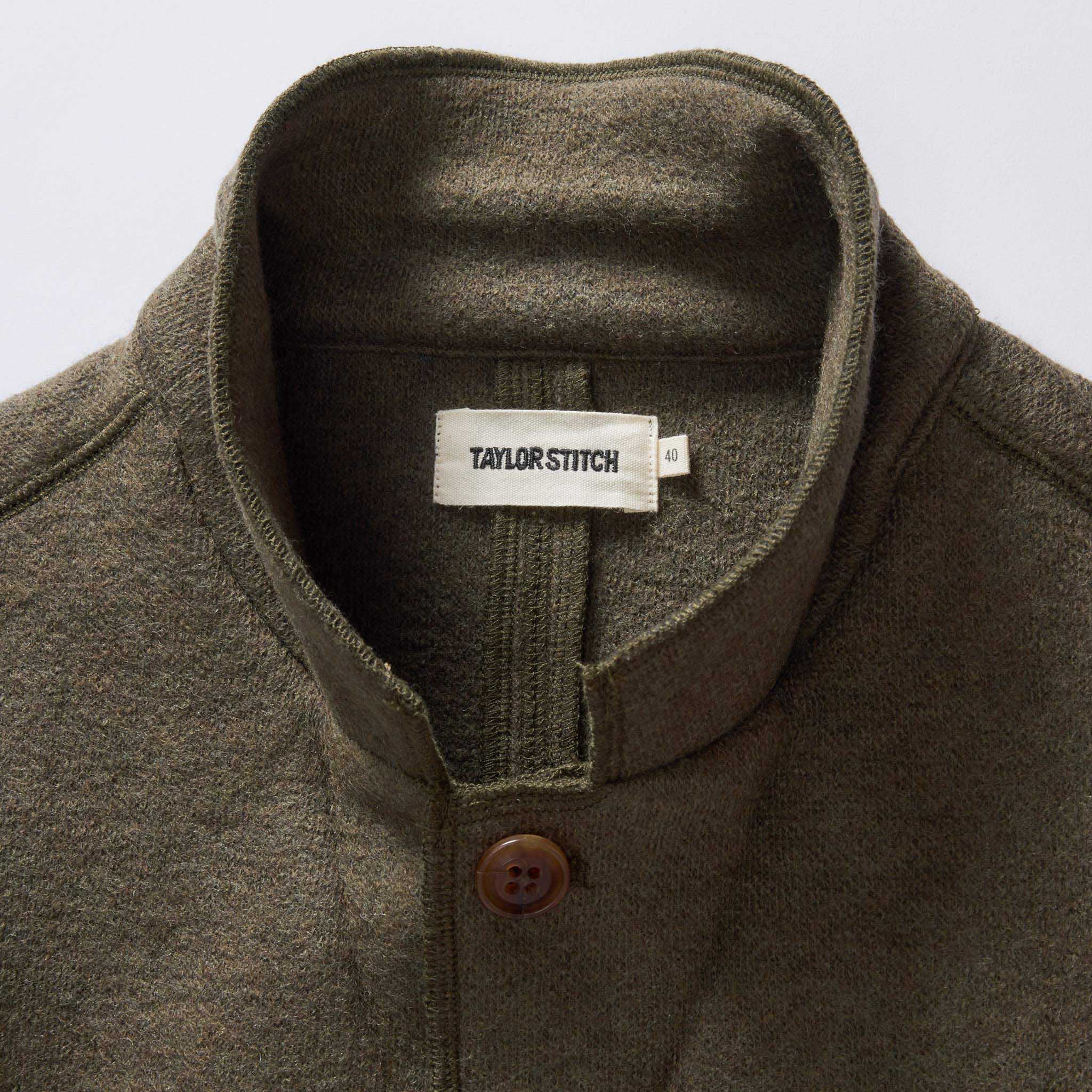 The Evans Blazer in Forest Birdseye Wool - Image 8