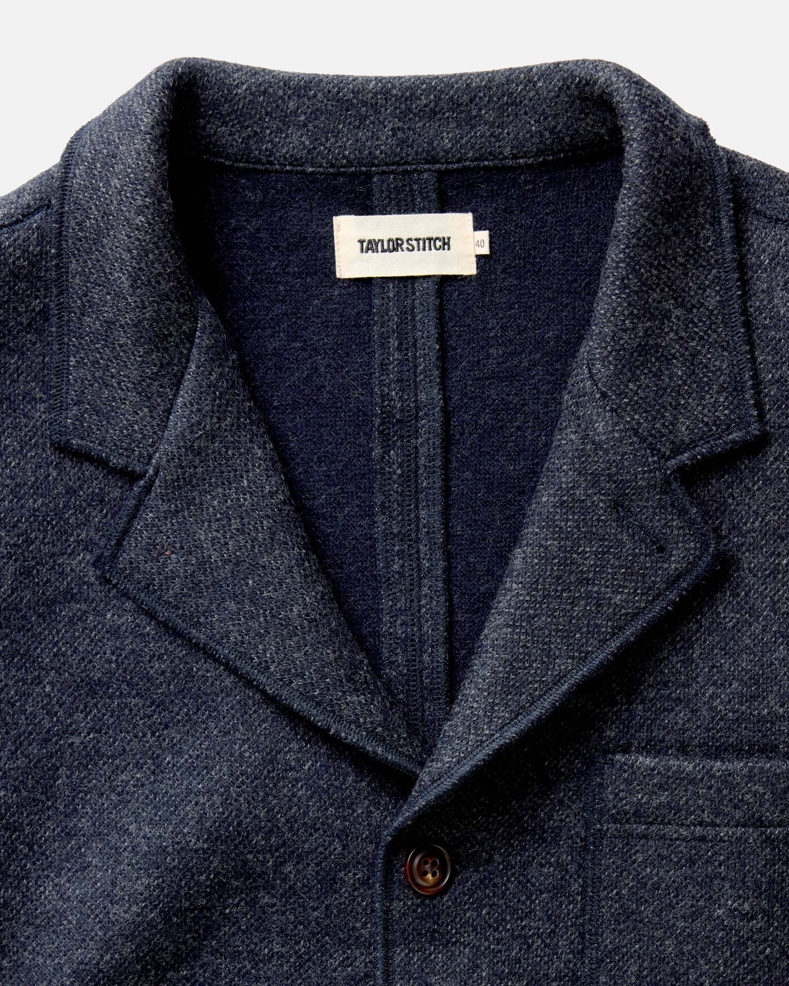The Evans Blazer in Navy Birdseye Wool - Image 5