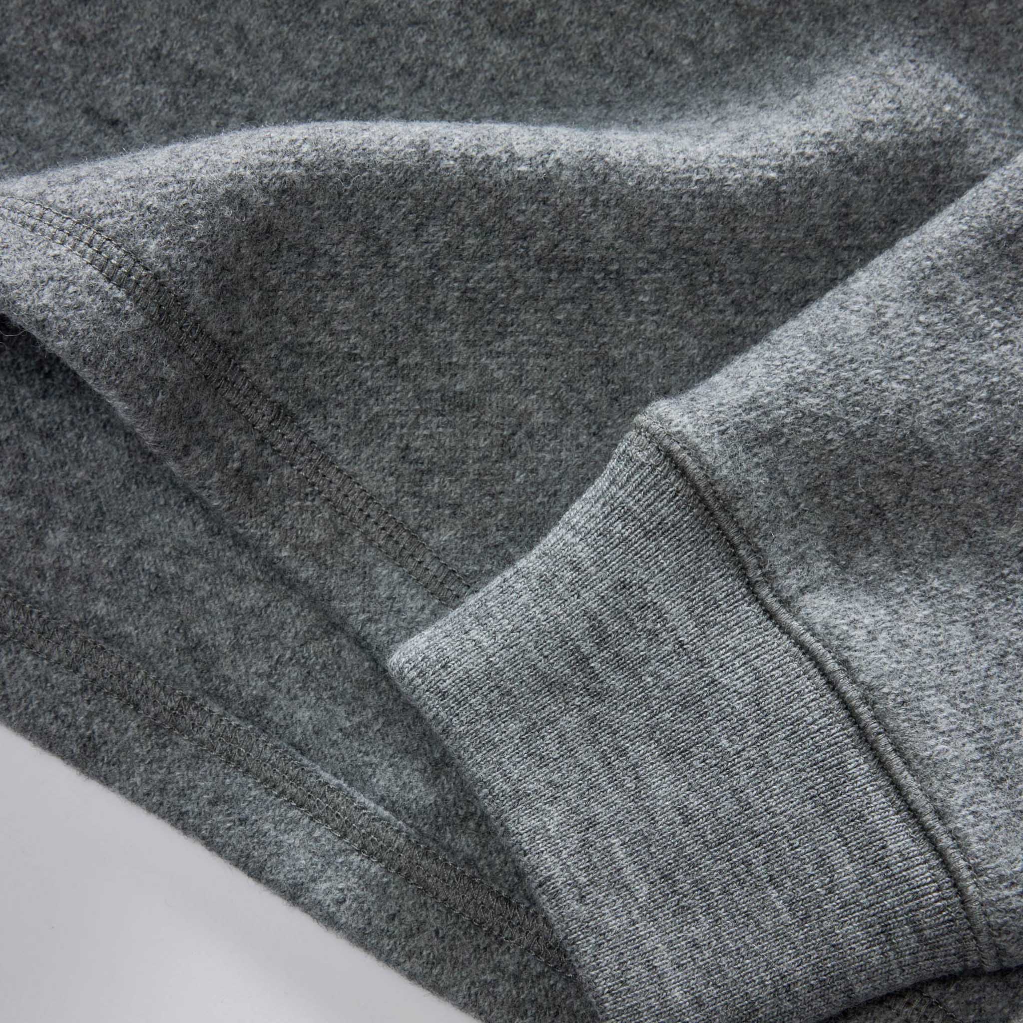 The Evans Crew in Dark Ash Birdseye Wool - Image 6