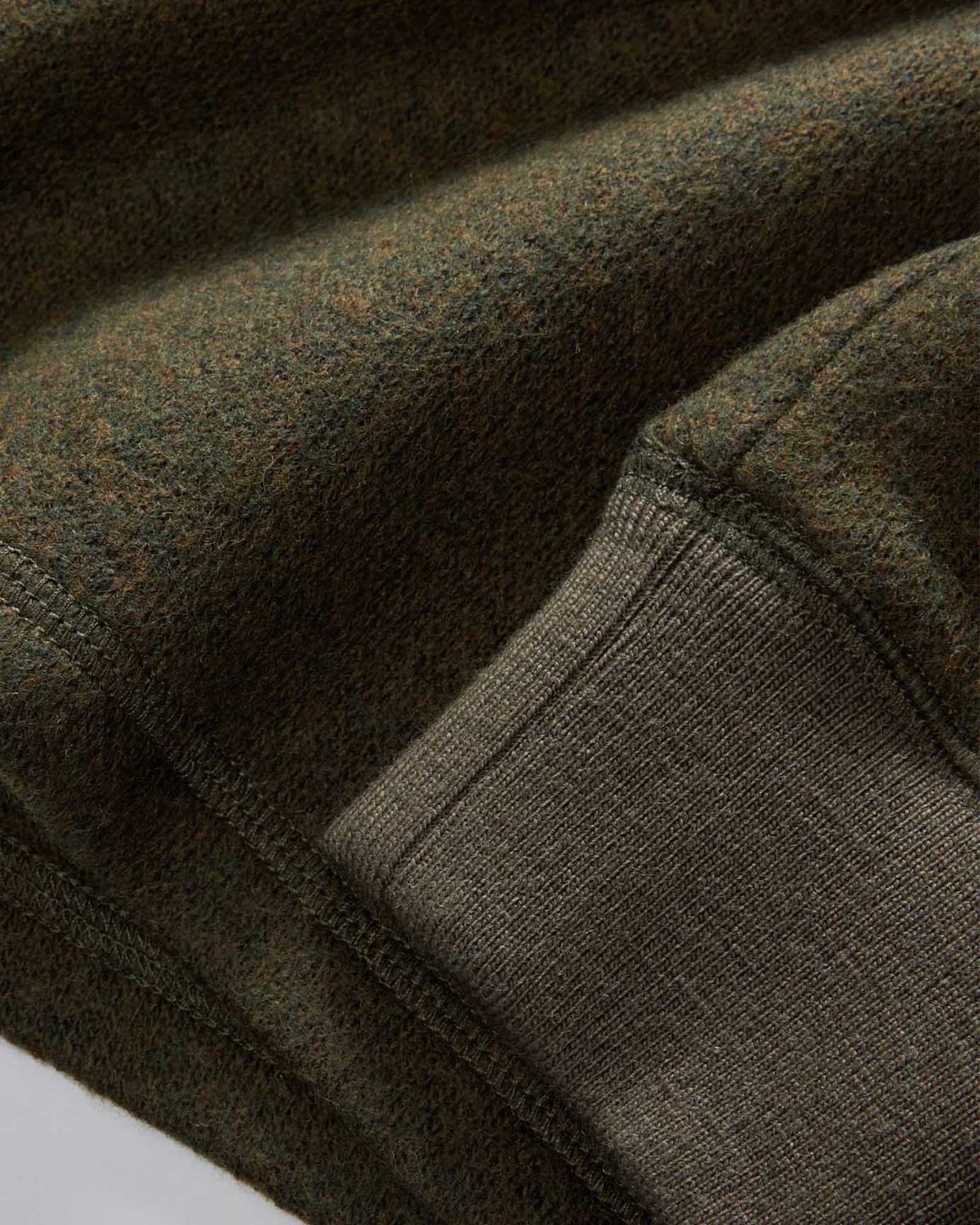The Evans Crew in Forest Birdseye Wool - Image 8