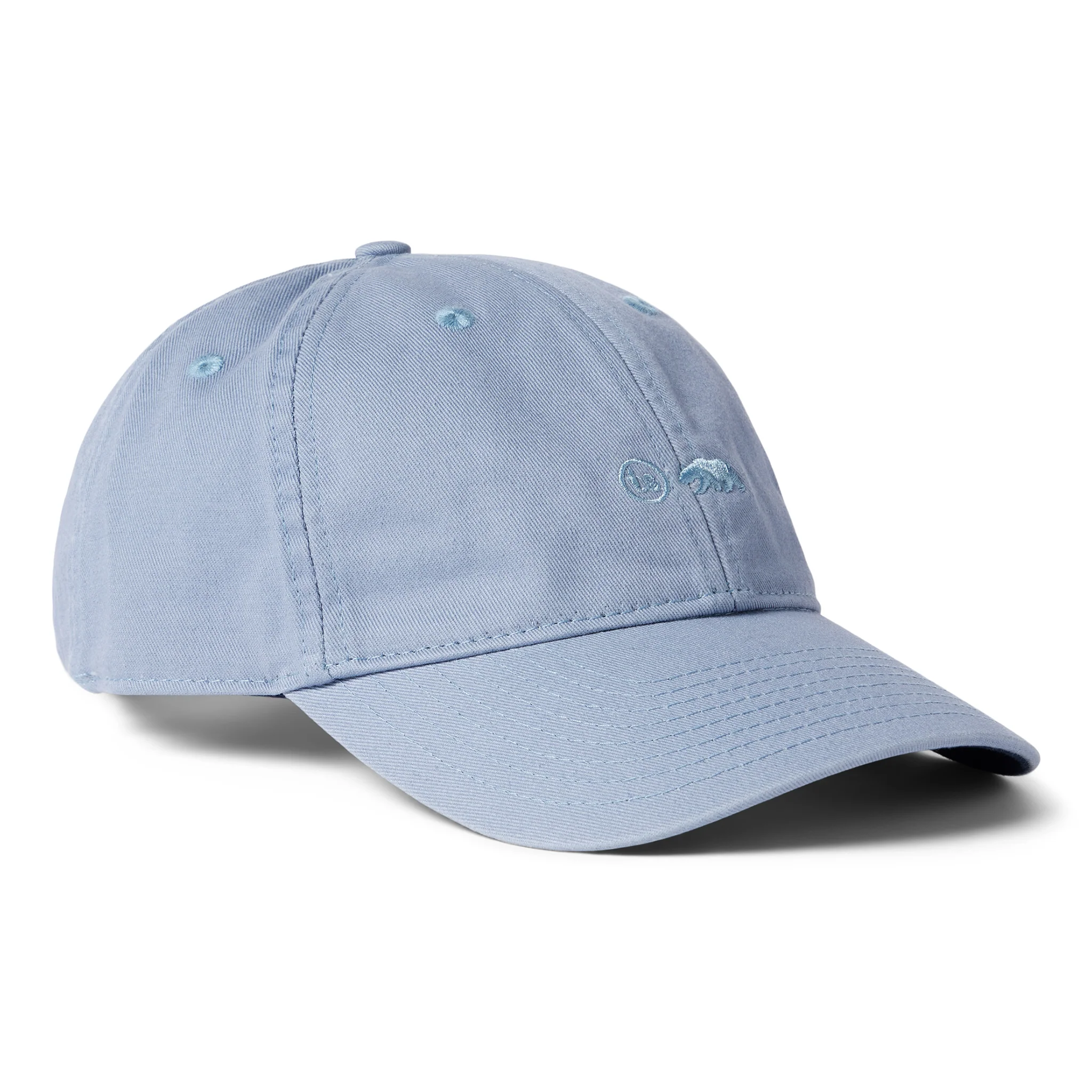 The Everyday Cap in Washed Blue Twill - Image 4