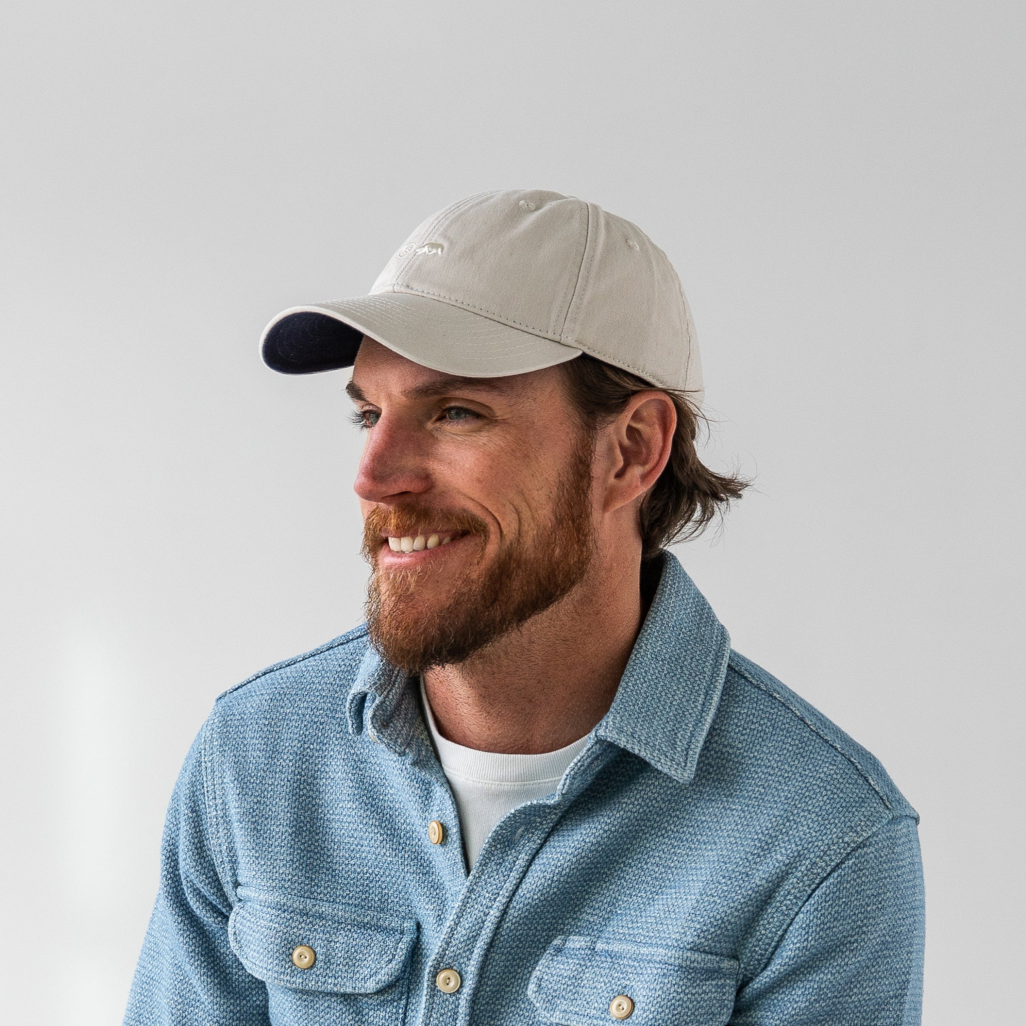 The Everyday Cap in Washed Stone Twill - Image 2