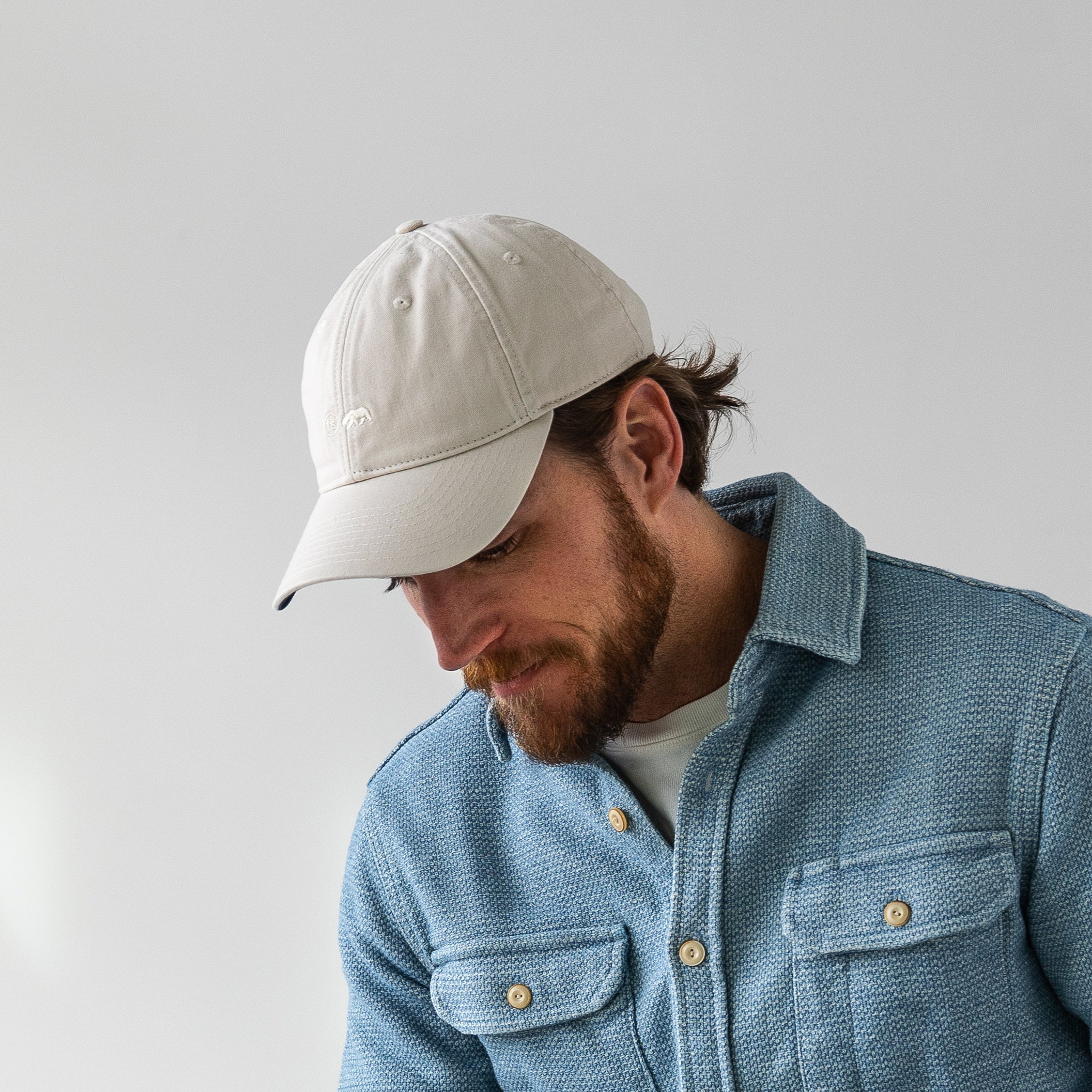 The Everyday Cap in Washed Stone Twill - Image 3