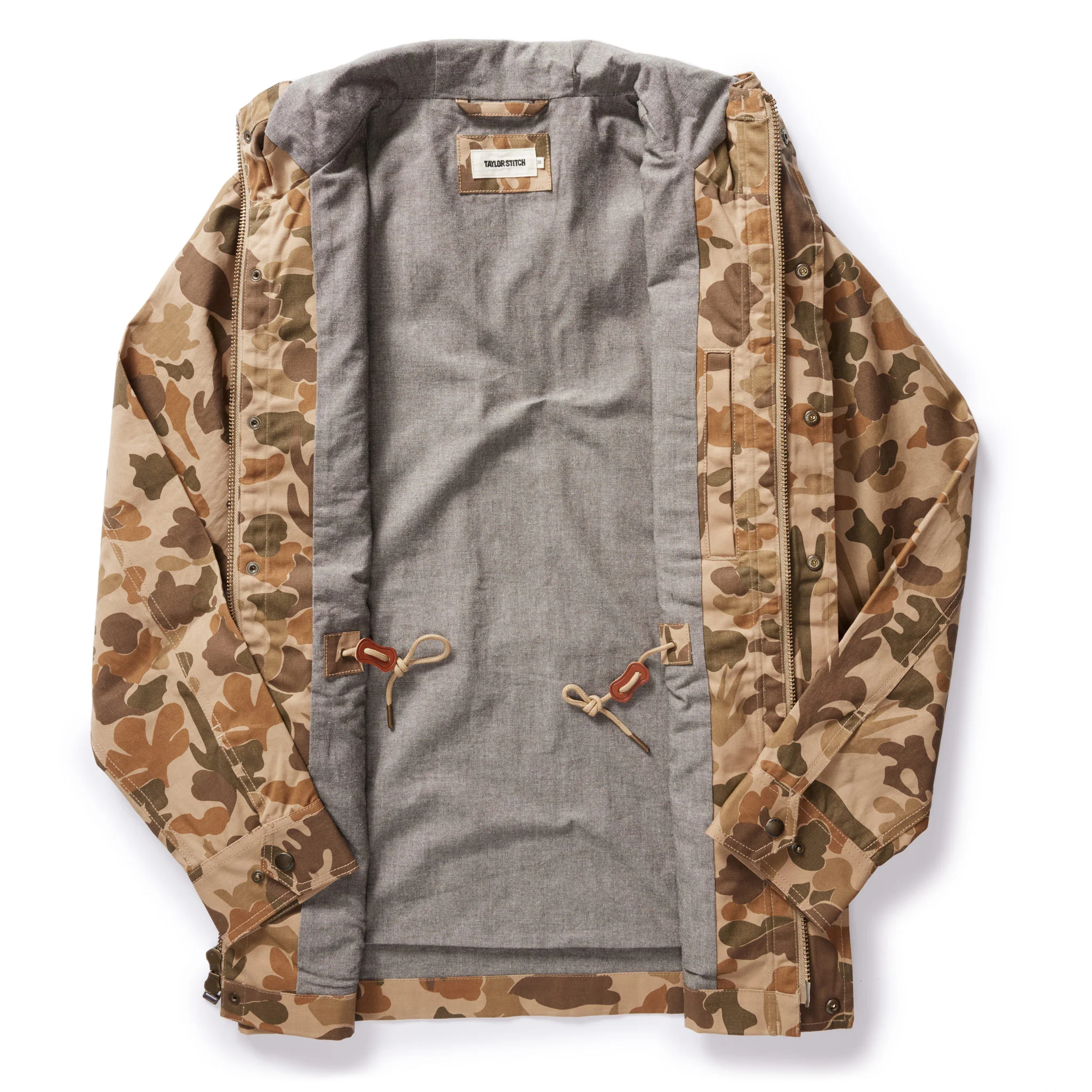 The Explorer Jacket in Vintage Arid Camo Dry Wax - Image 6
