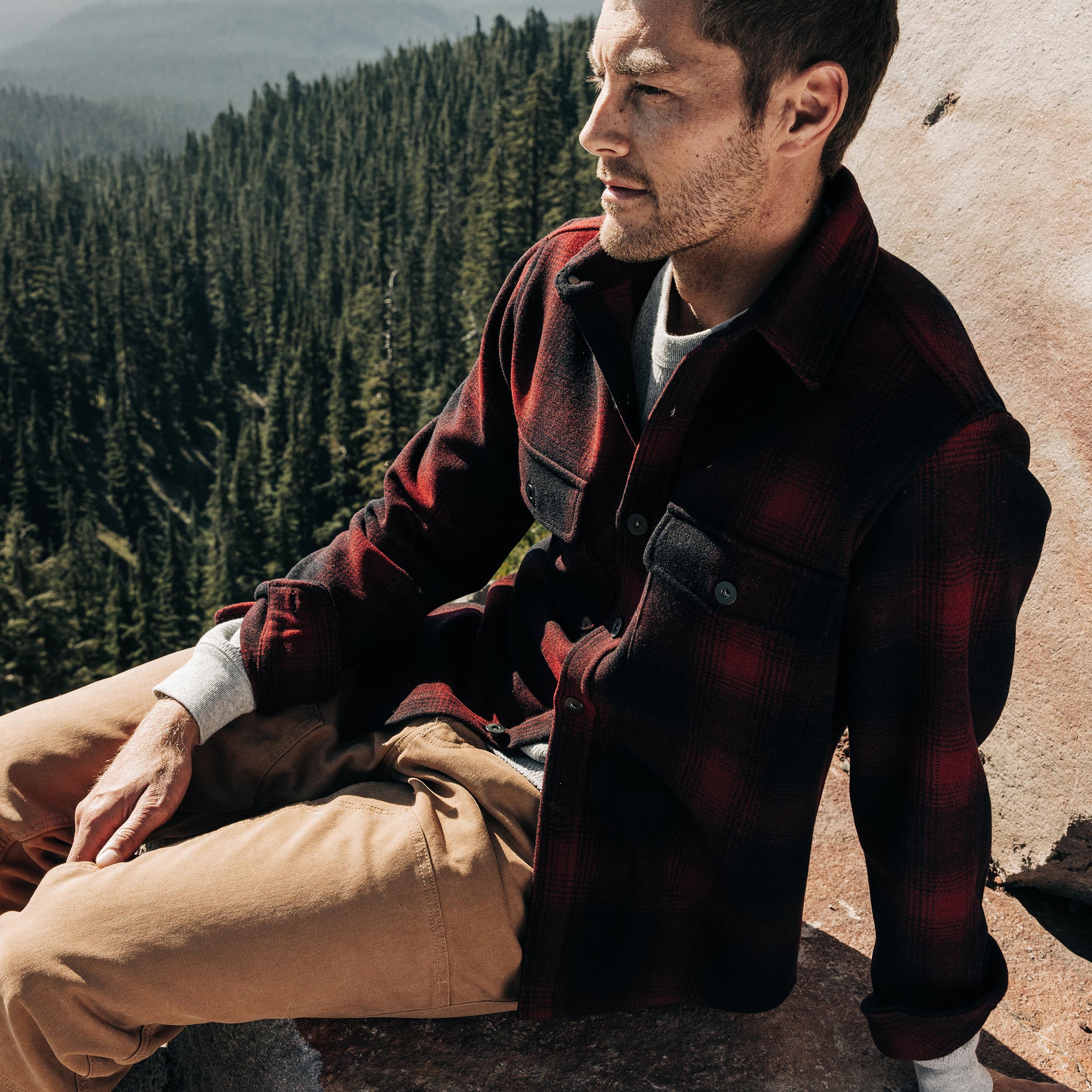 The Explorer Shirt in Cardinal Plaid - Image 4