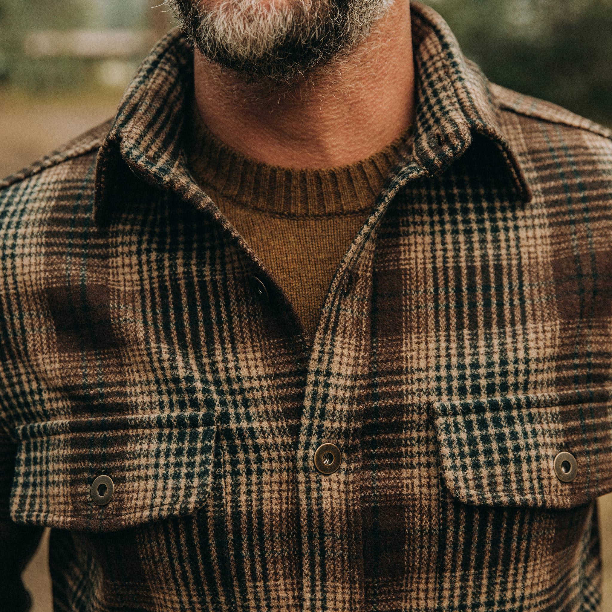 The Explorer Shirt in Tan Plaid - Image 3