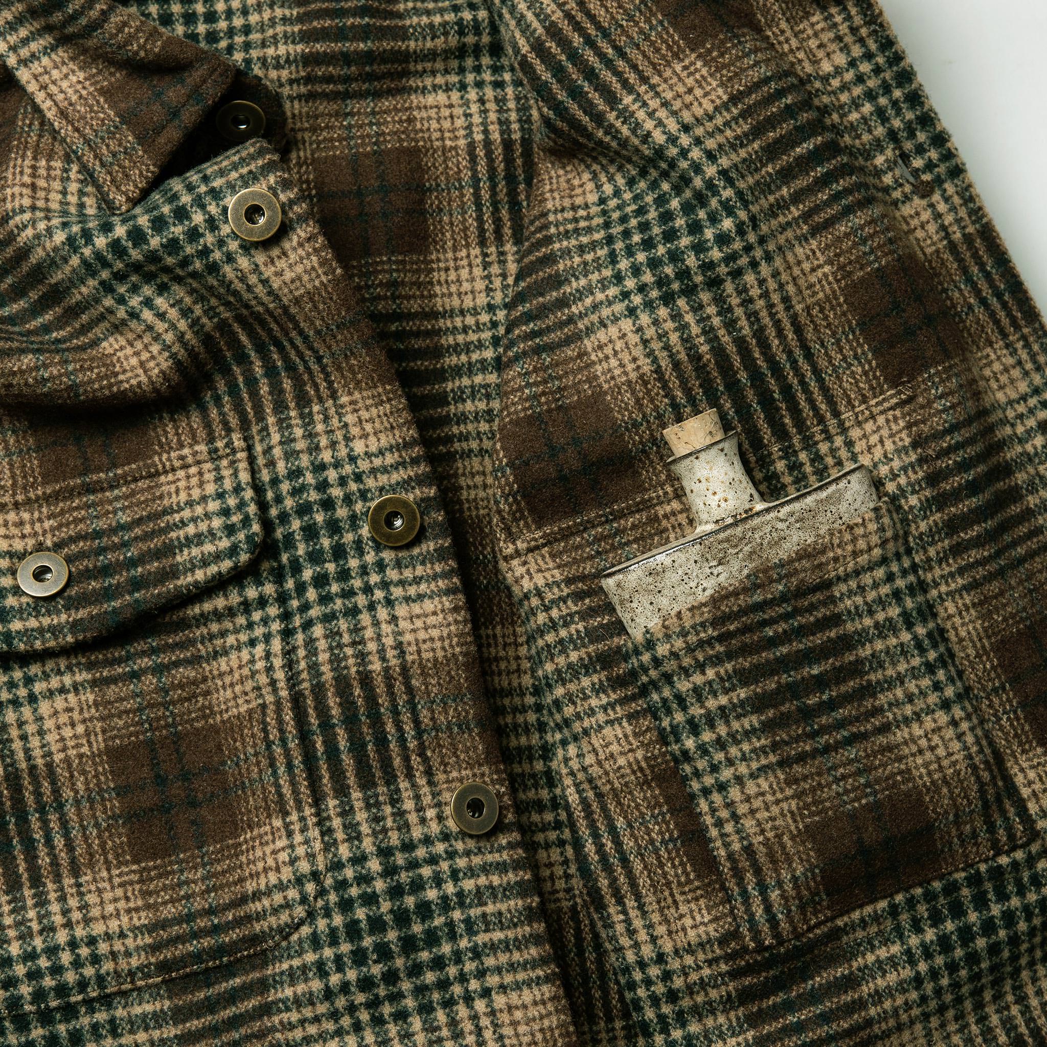 The Explorer Shirt in Tan Plaid - Image 9