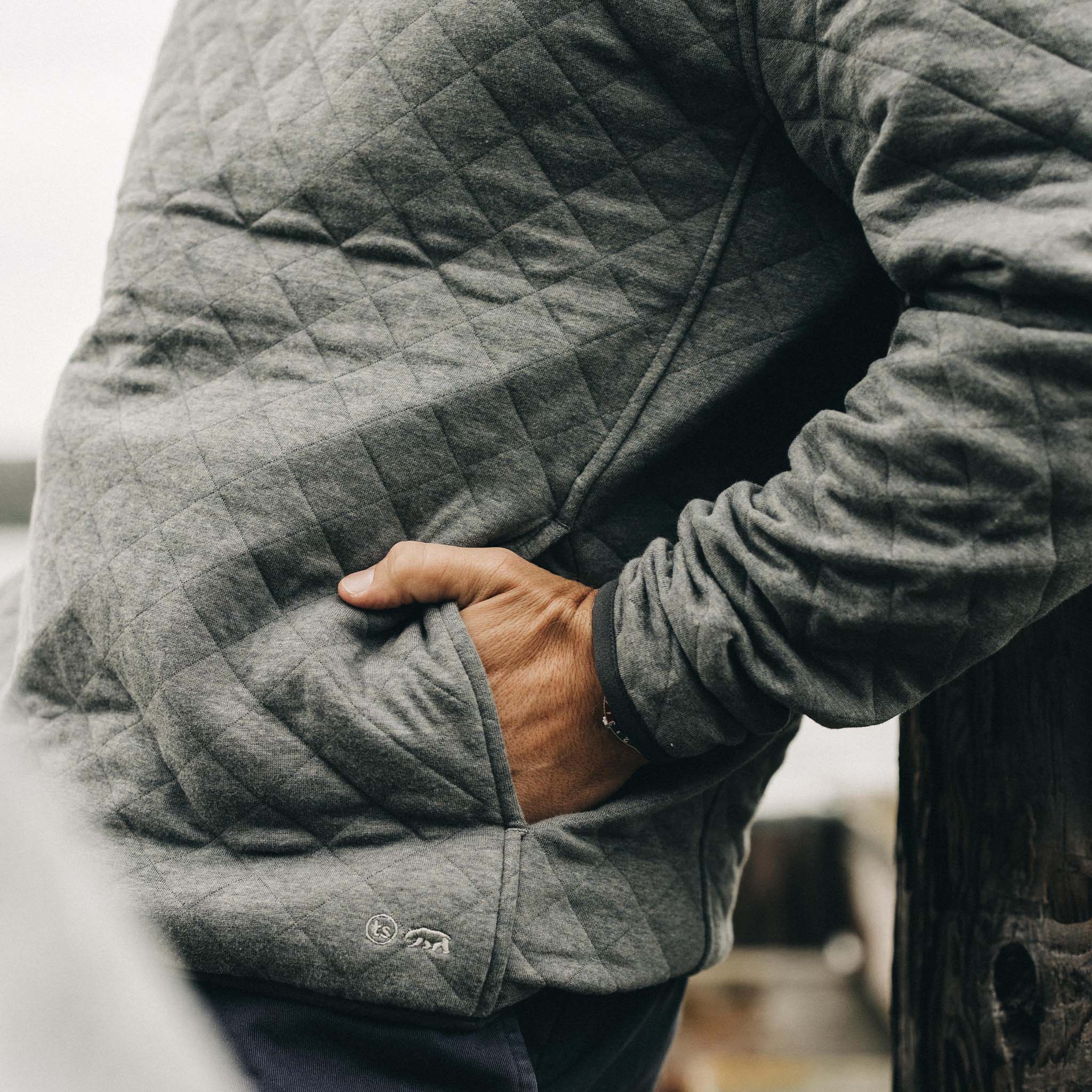 The Fall Line Pullover in Cypress Heather - Image 4