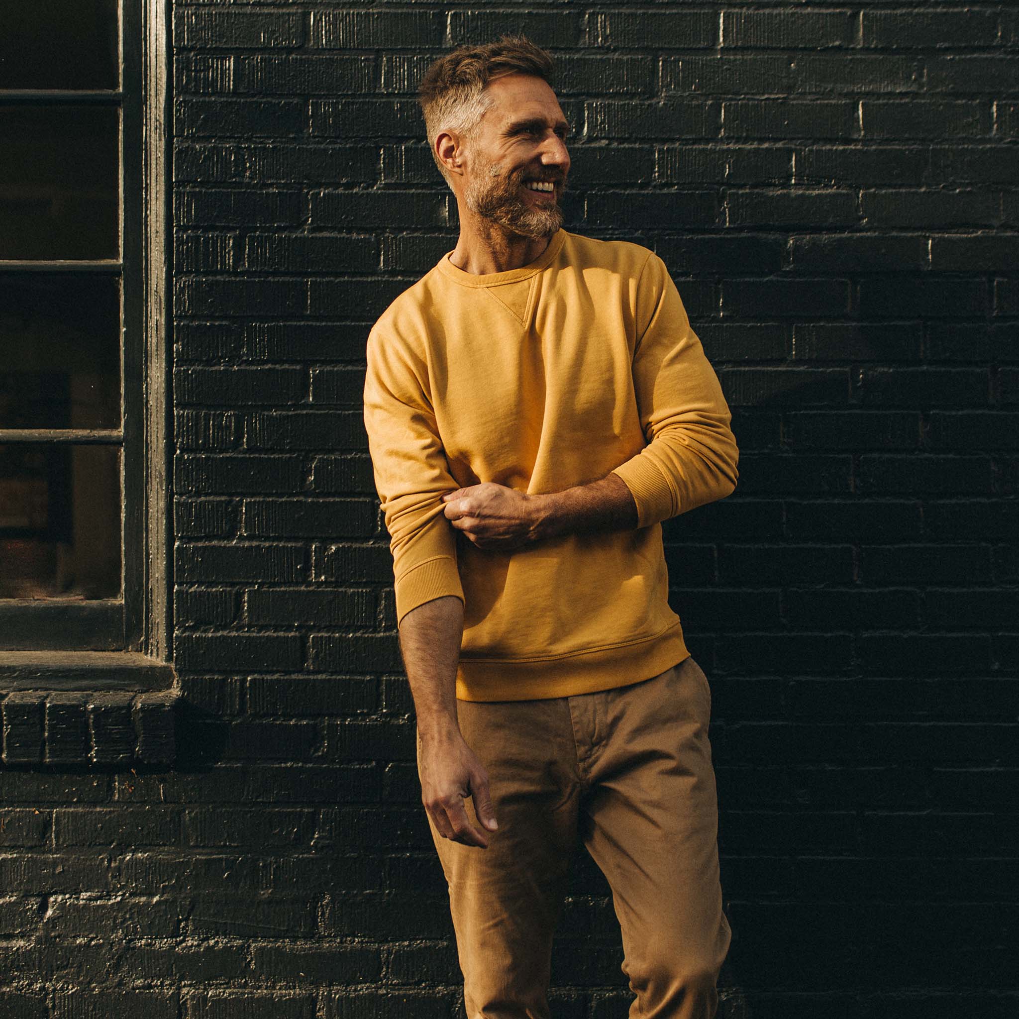 The Fillmore Crewneck in Canary - Image 2