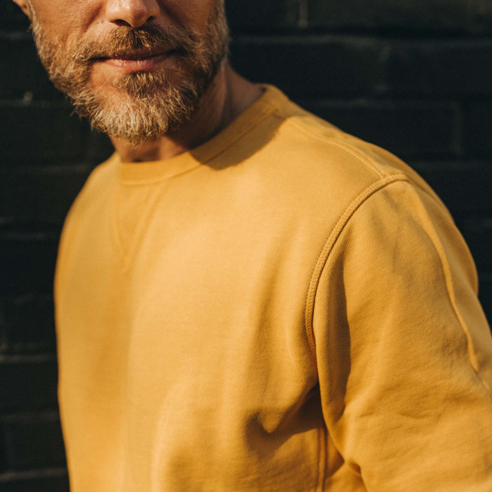 The Fillmore Crewneck in Canary - Image 3
