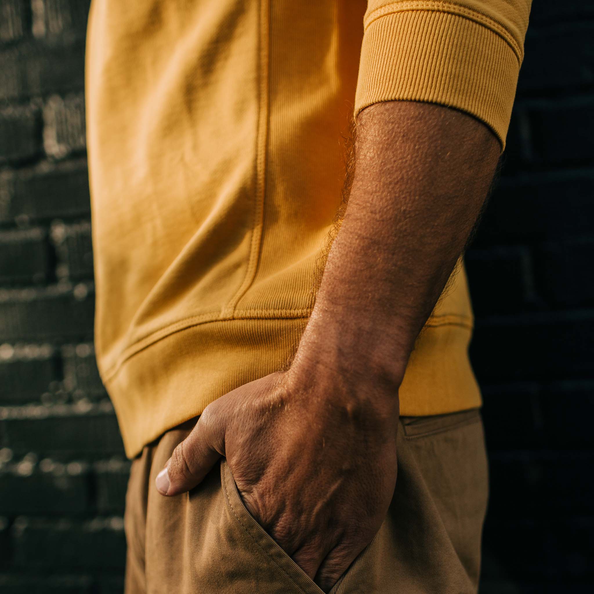 The Fillmore Crewneck in Canary - Image 4