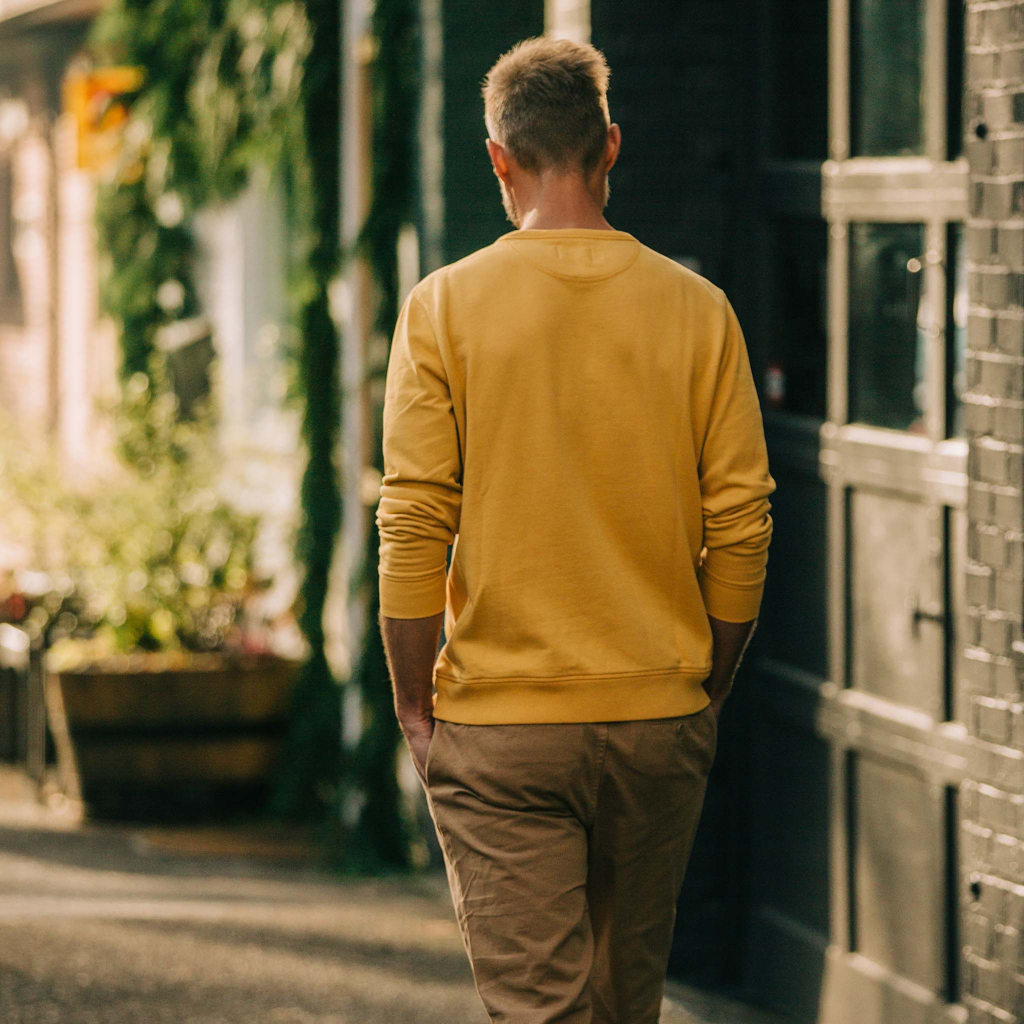 The Fillmore Crewneck in Canary - Image 5