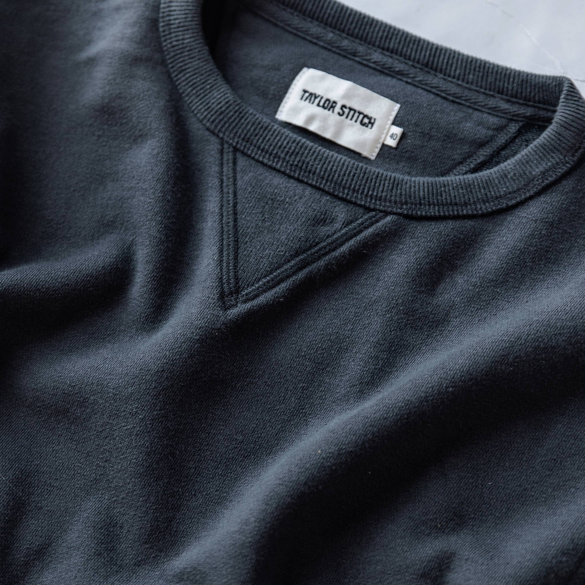 The Fillmore Crewneck in Coal Terry - Image 6